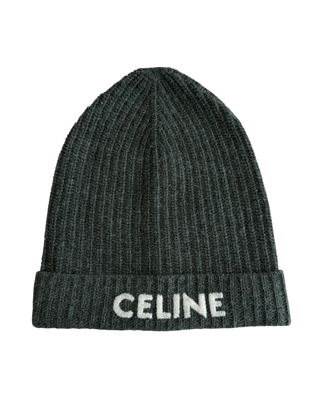 CELINE GREEN BEANIE