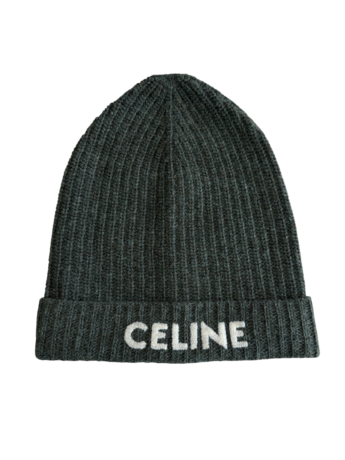 CELINE GREEN BEANIE