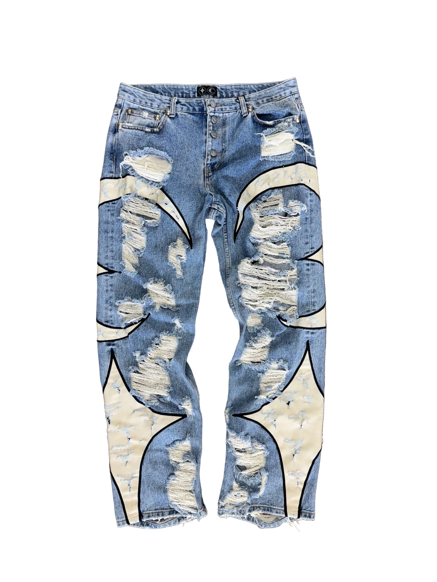 THUG CLUB LEATHER WASHING DENIM (3)
