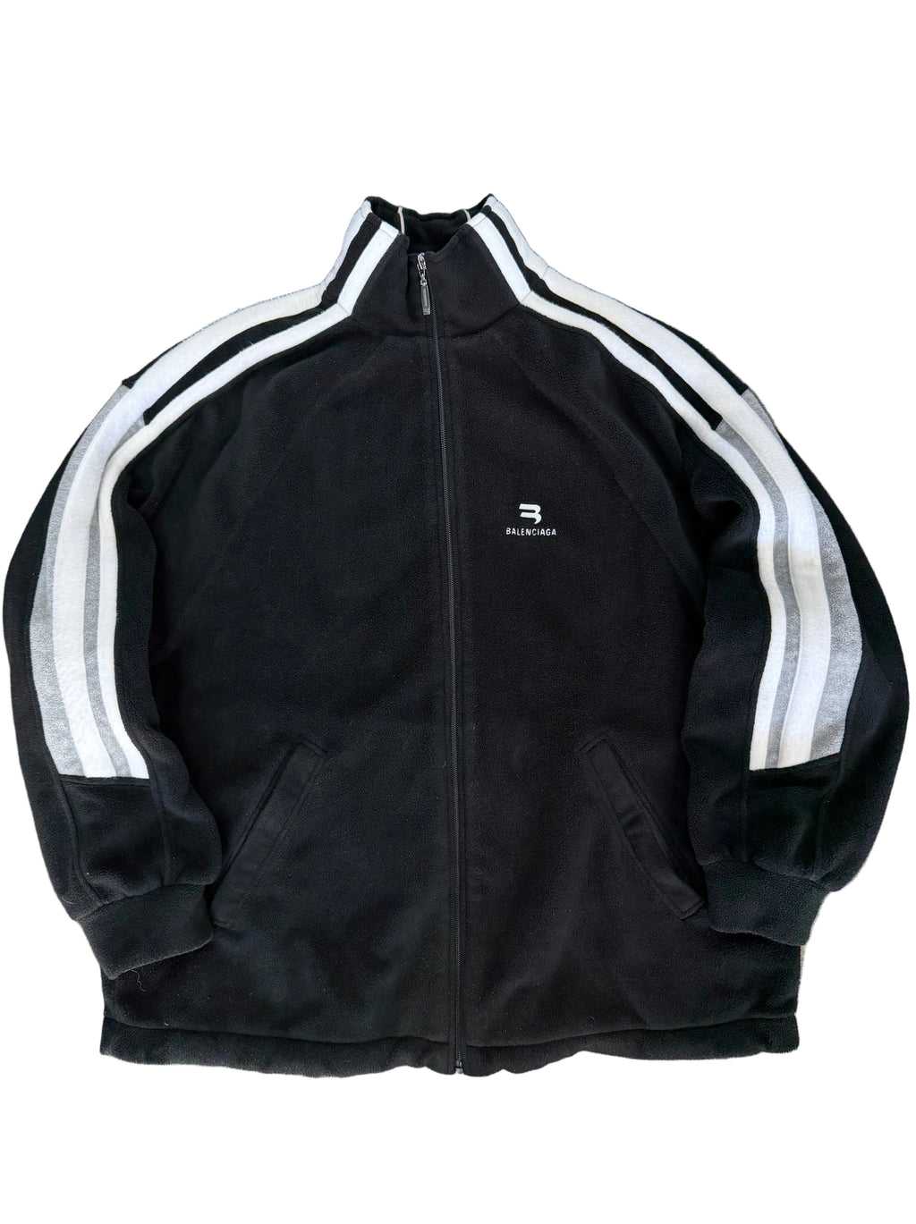 BALENCIAGA SPORTY B FLEECE JACKET (XS)