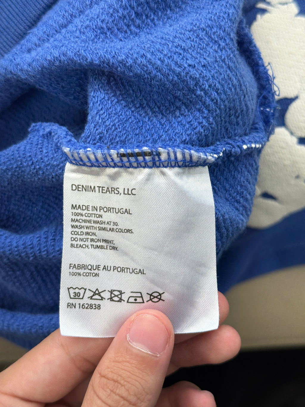 DENIM TEARS MONO WREATH HOODIE
