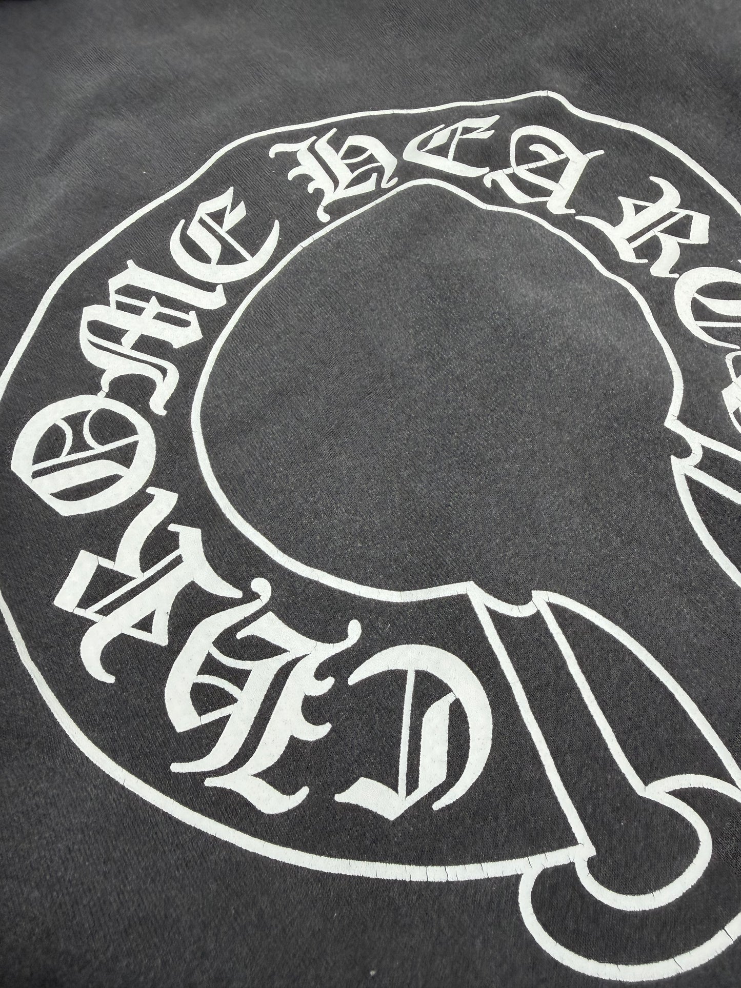 CHROME HEARTS VINTAGE THERMAL DAGGER ZIP HOODIE (XL)