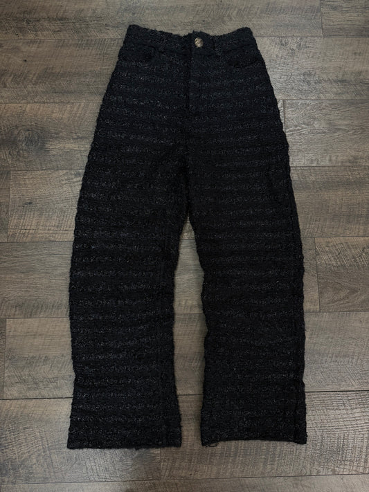BALENCIAGA TWEED FW22 FLARE TEXTURED