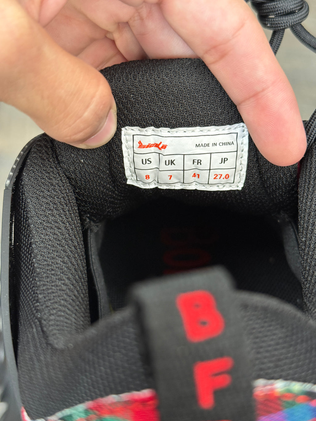 SICKÖ X ERIC EMANUEL BRED PLAID SNEAKERS