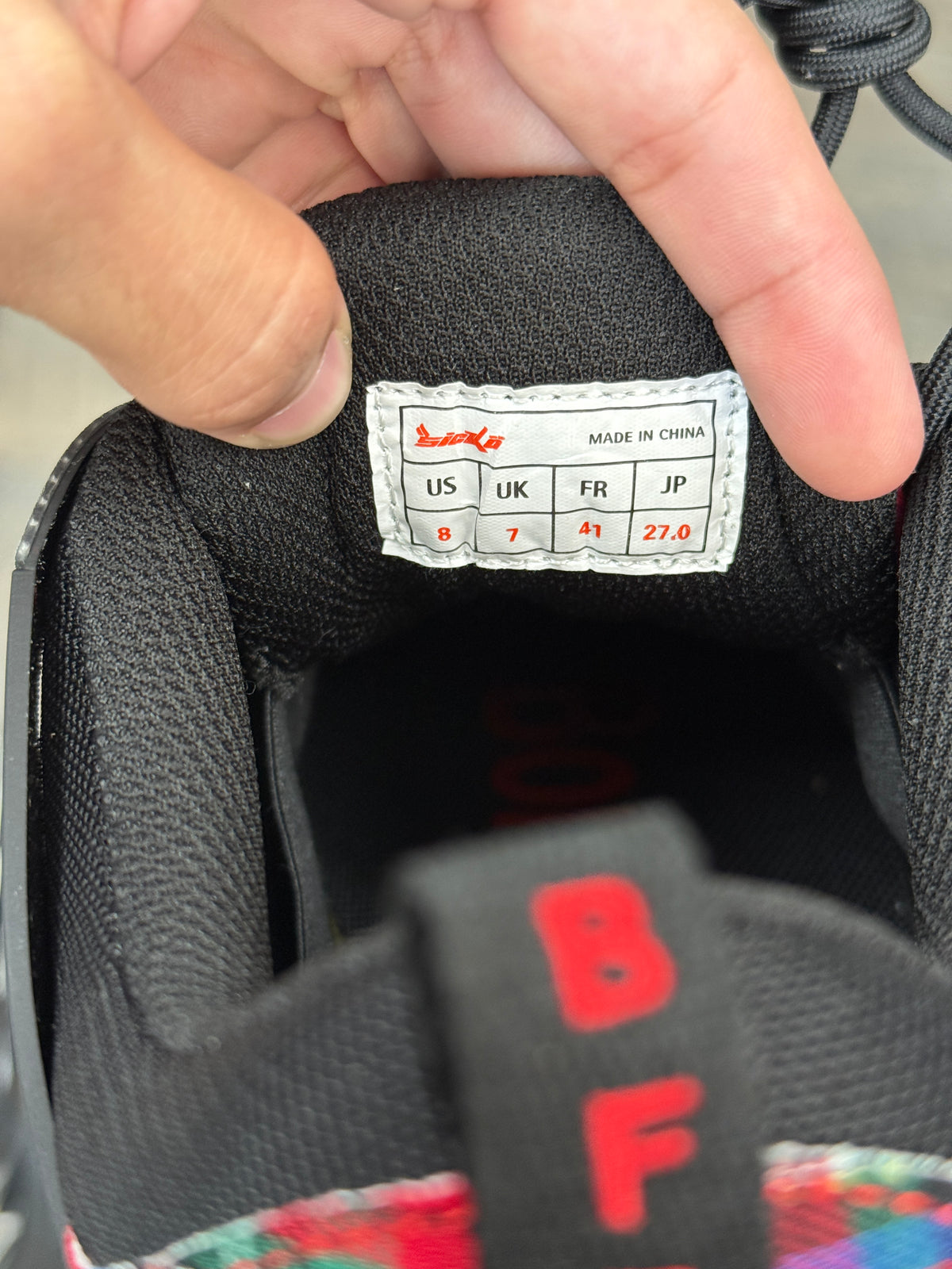 SICKÖ X ERIC EMANUEL BRED PLAID SNEAKERS