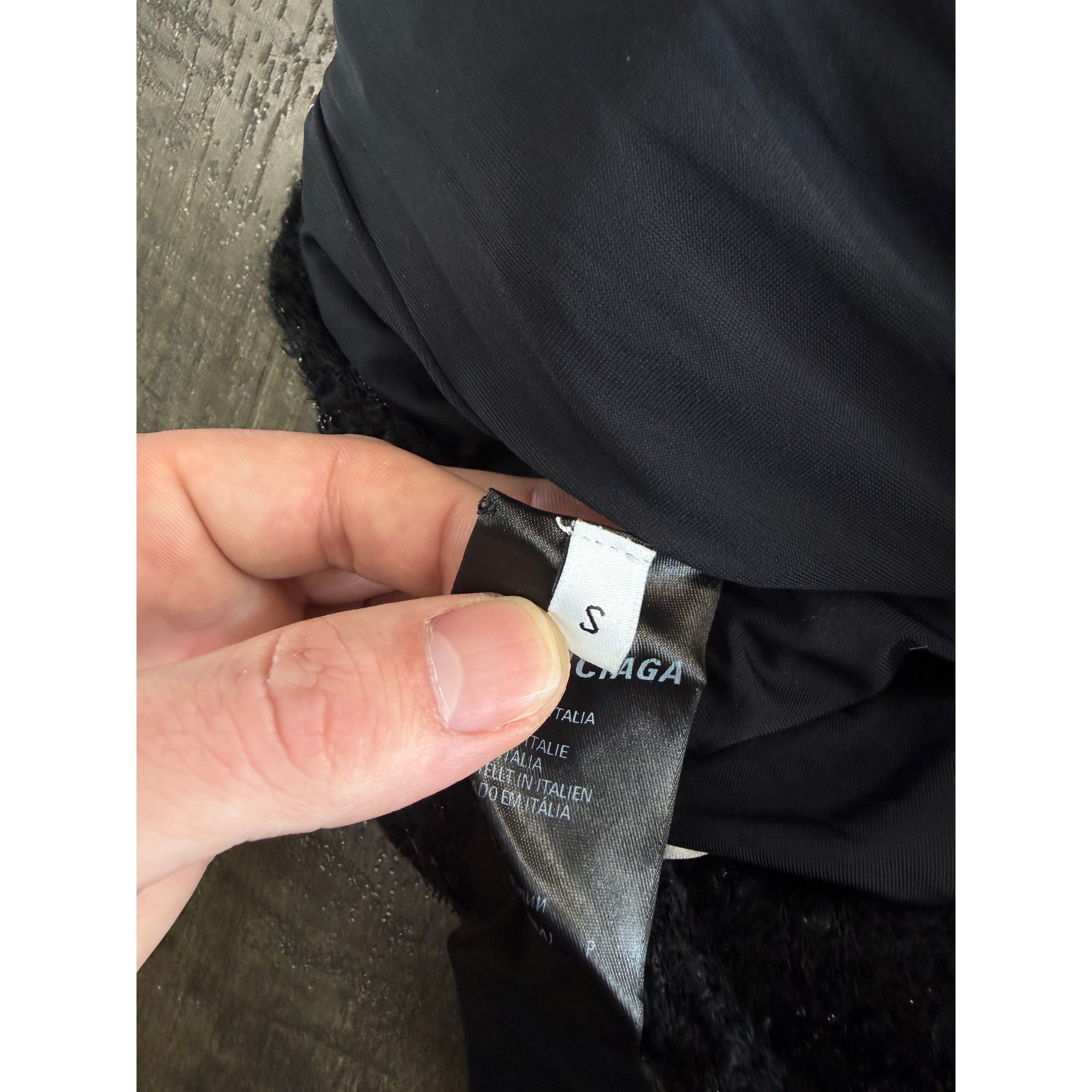 BALENCIAGA TWEED FW22 FLARE TEXTURED