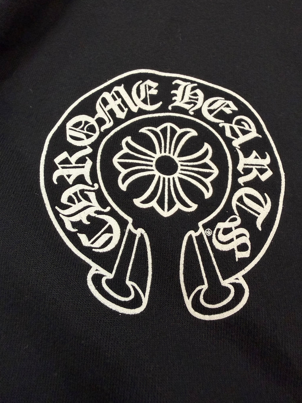 CHROME HEARTS MULTICOLOR HORSESHOE DAGGER ZIP HOODIE (S)