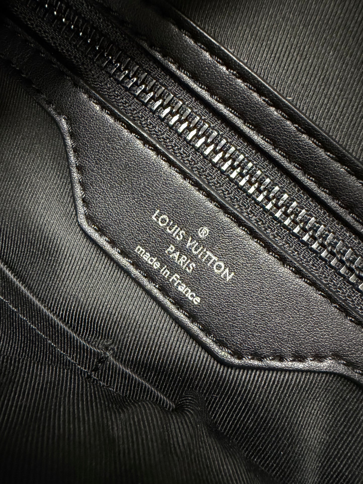 LOUIS VUITTON BROWN STORY MONOGRAM CHALK BACKPACK
