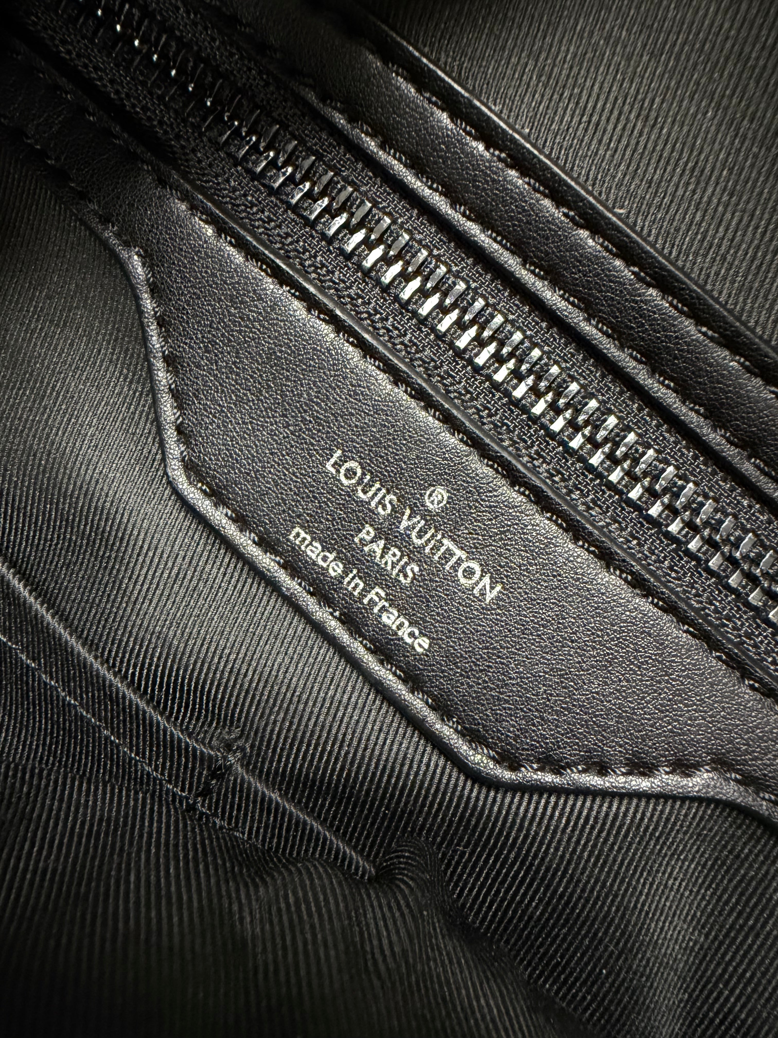 LOUIS VUITTON BROWN STORY MONOGRAM CHALK BACKPACK