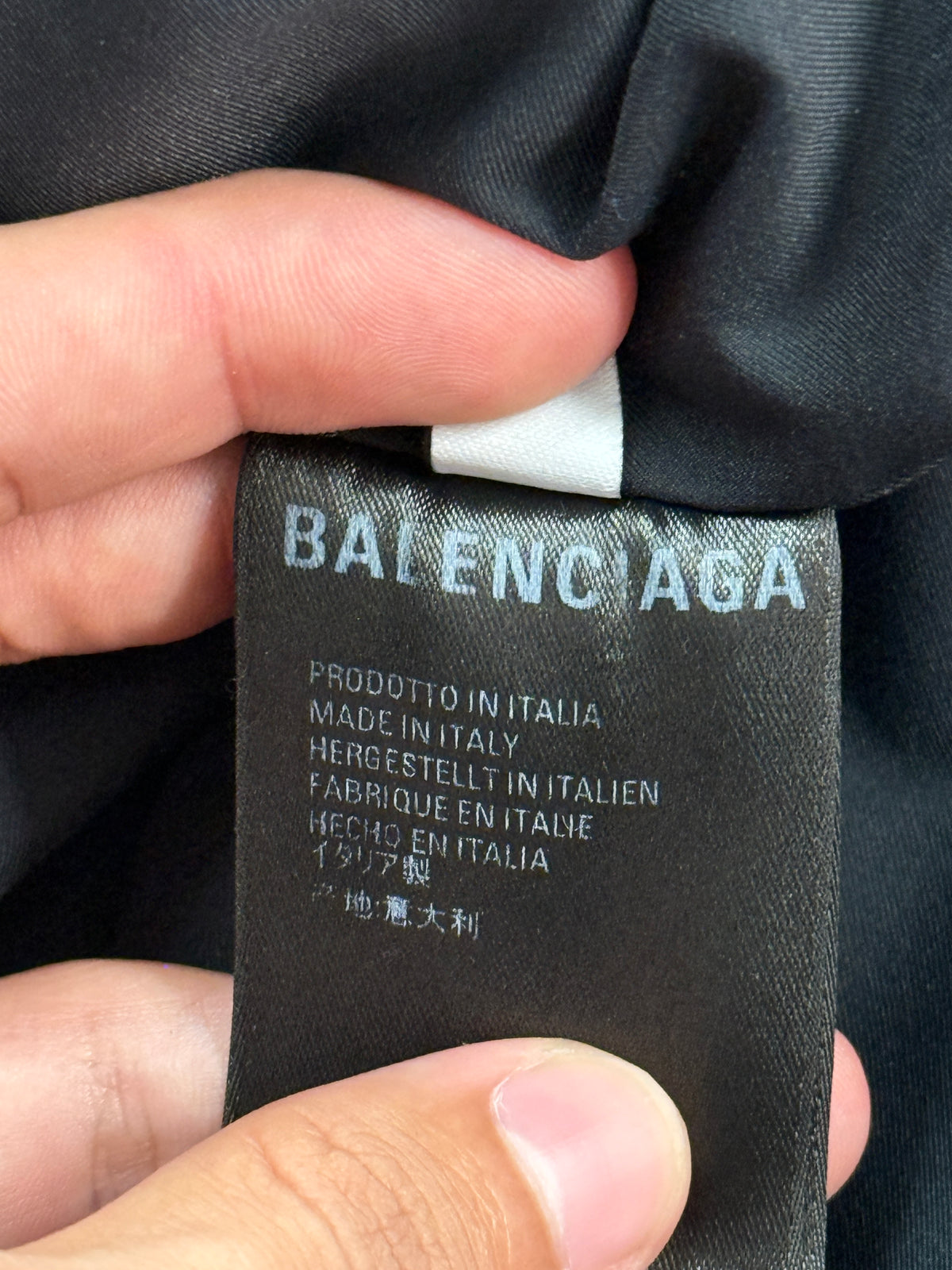 BALENCIAGA LOGO C SHAPE PUFFER JACKET (M)