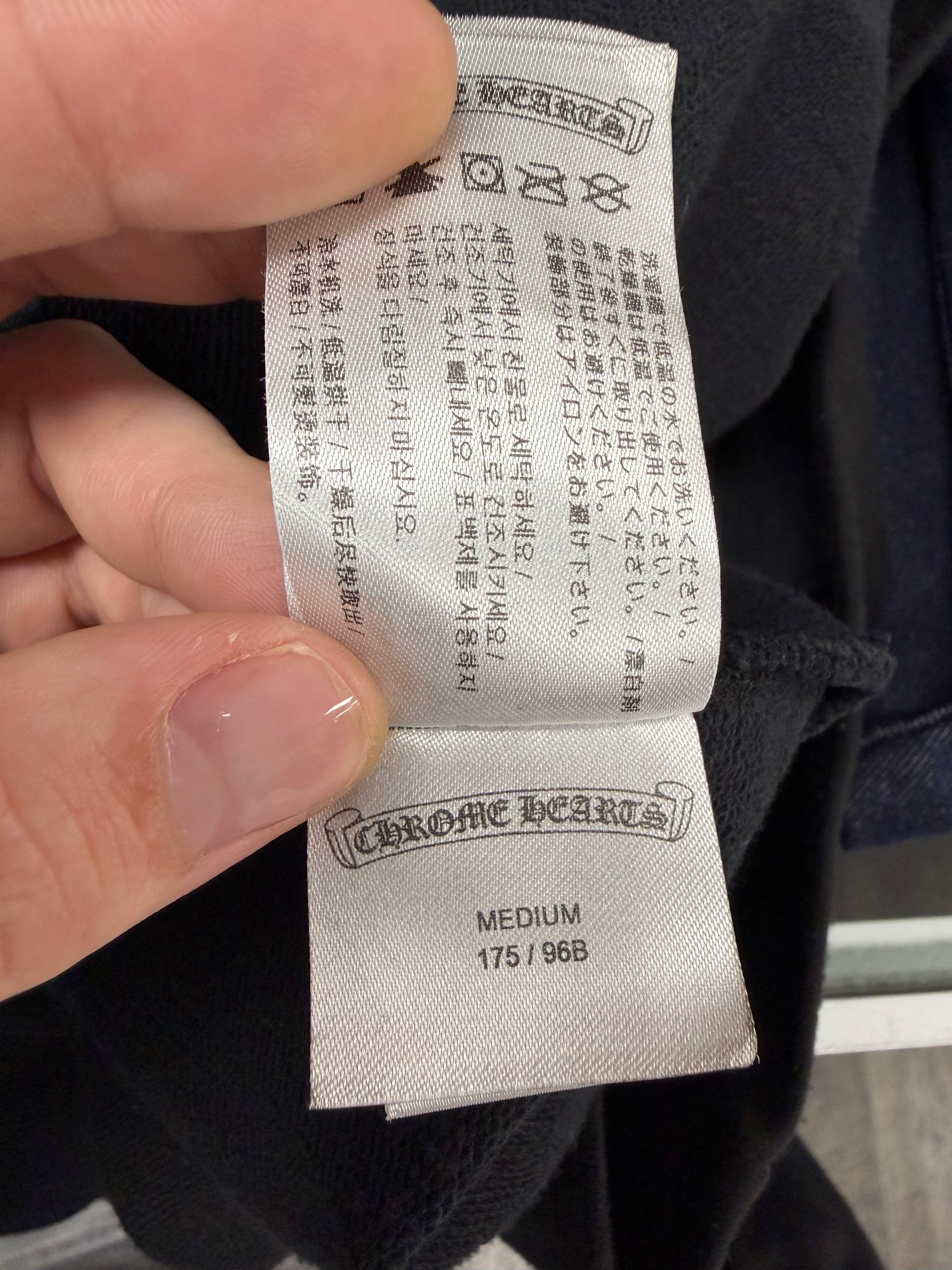 CHROME HEARTS ALL OVER MOTIF HOODIE (L)