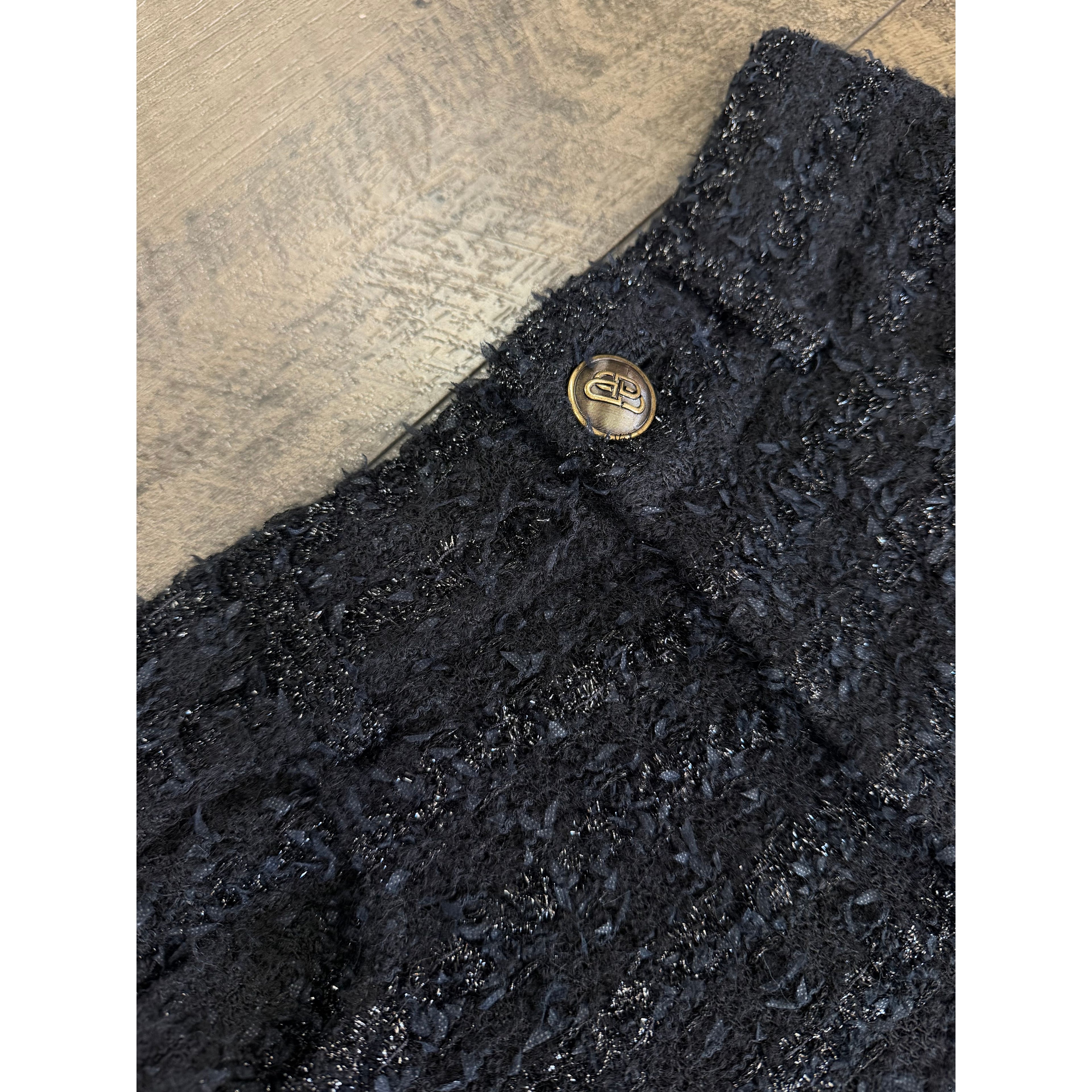 BALENCIAGA TWEED FW22 FLARE TEXTURED