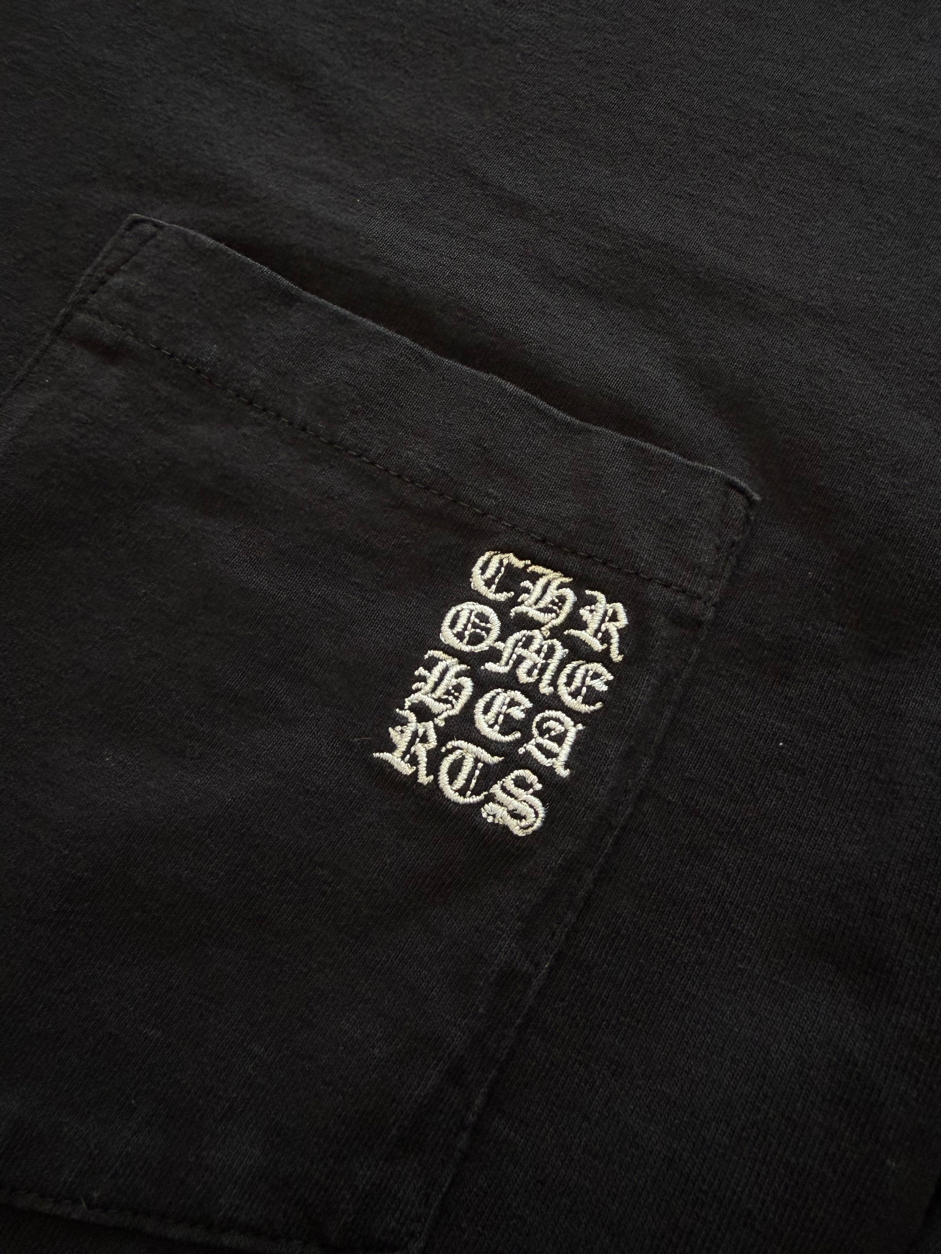 CHROME HEARTS EMBROIDERED LONG SLEEVE TEE (M)