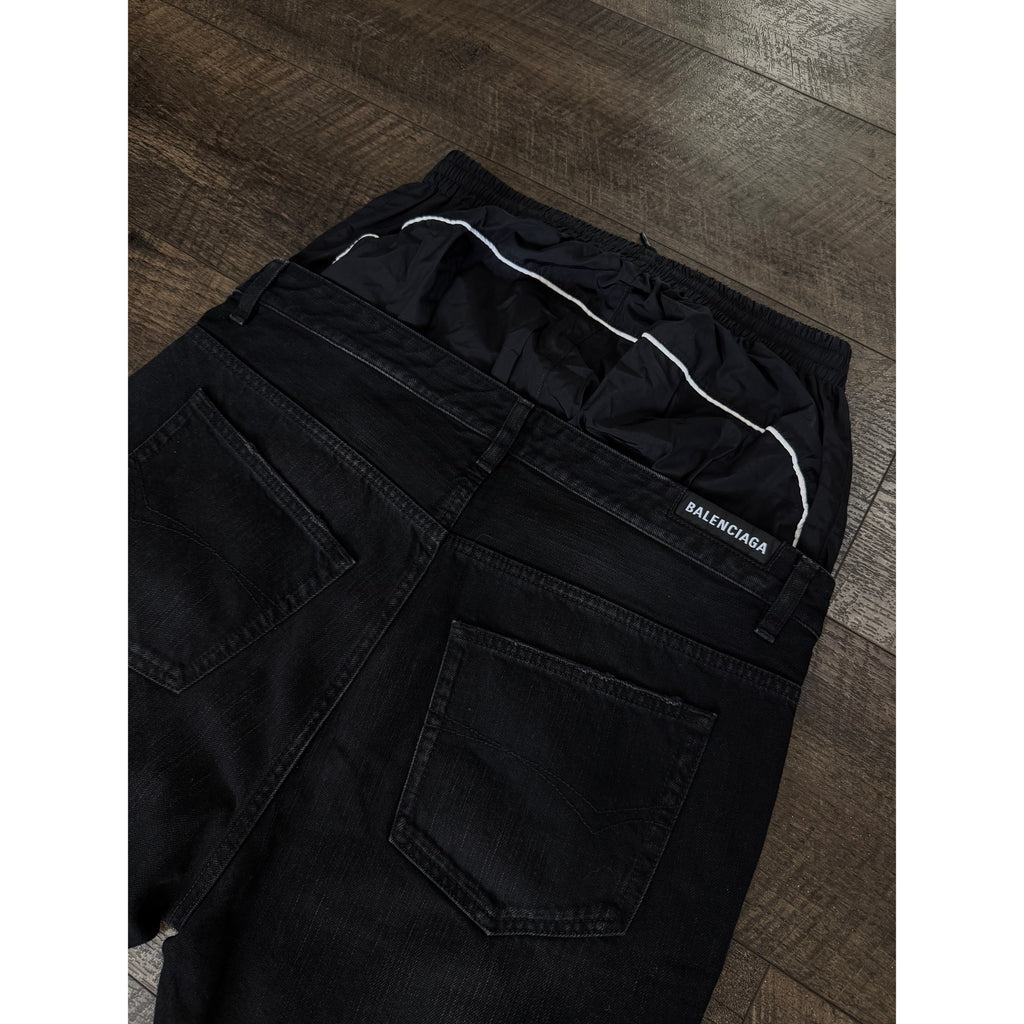 BALENCIAGA LAYERED JEANS