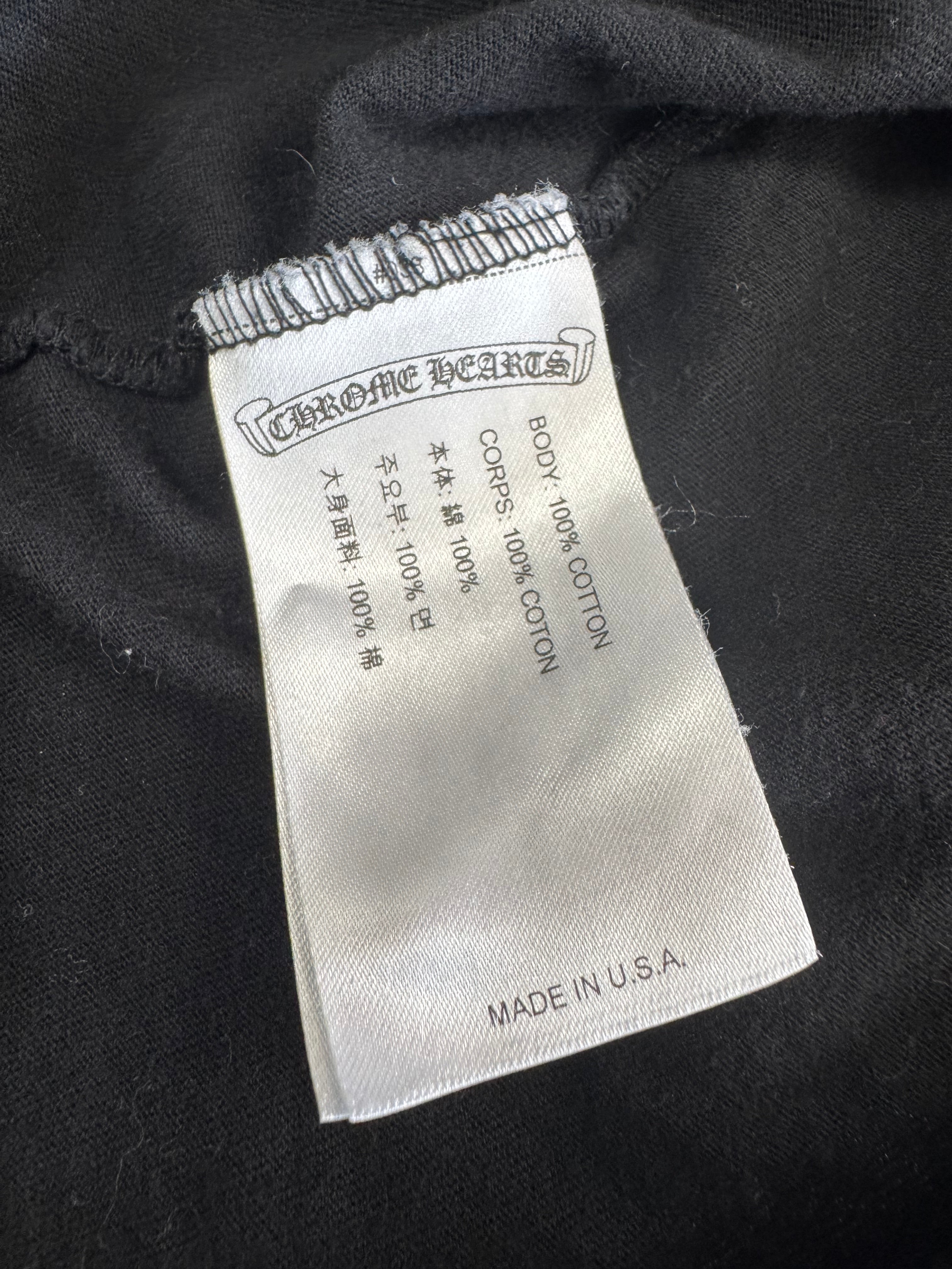 CHROME HEARTS CUT OFF PINK DAGGER (M)