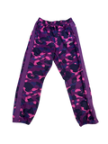 BAPE COLOR CAMO PURPLE SWEATPANTS (M)