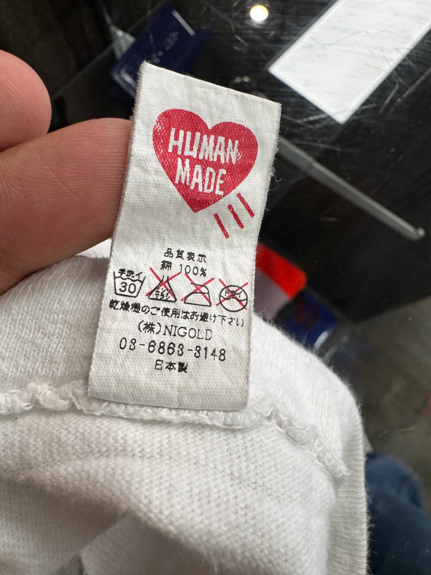 HUMAN MADE DRY ALLS TEE (L)