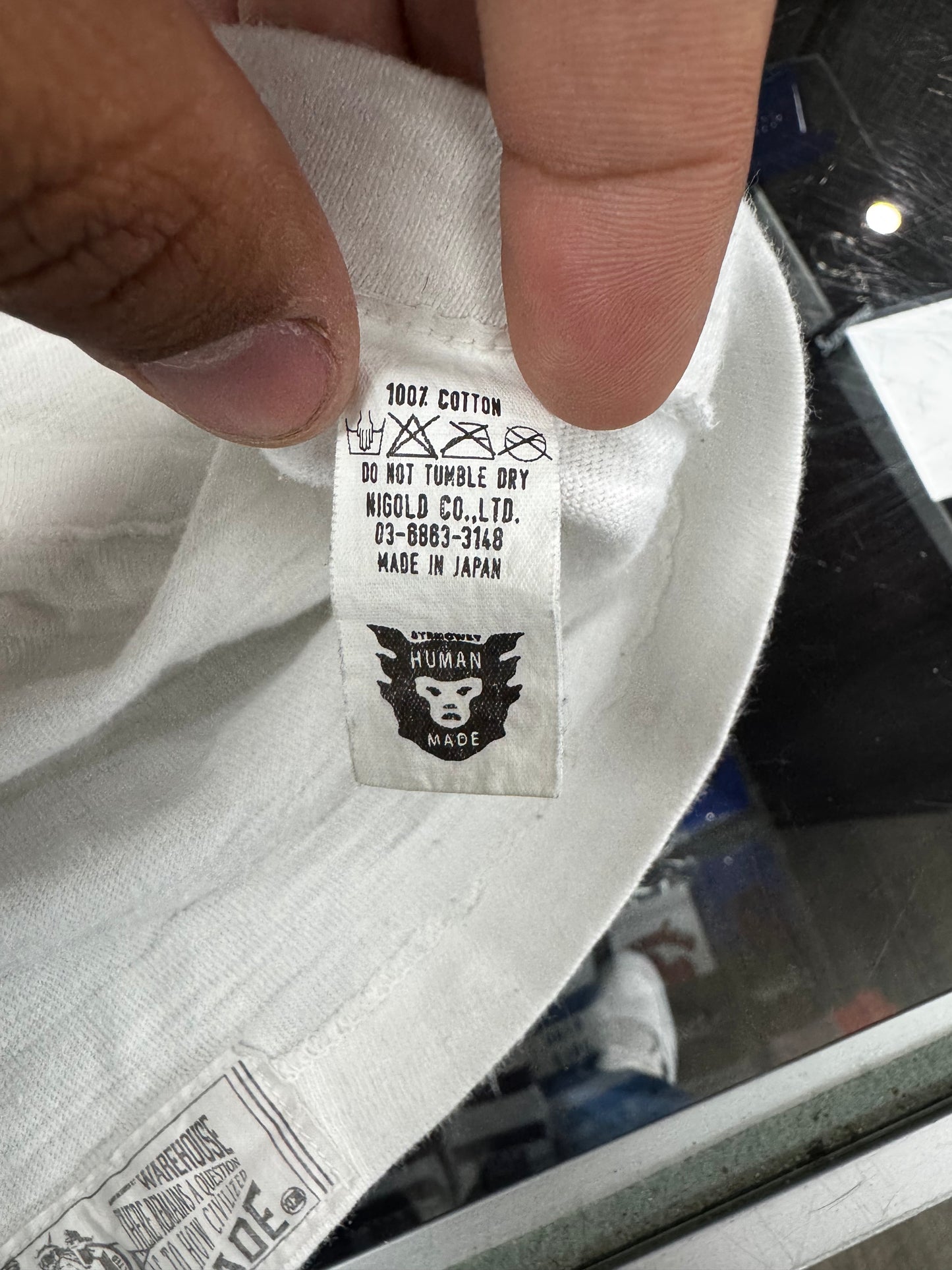 HUMAN MADE DRY ALLS TEE (L)