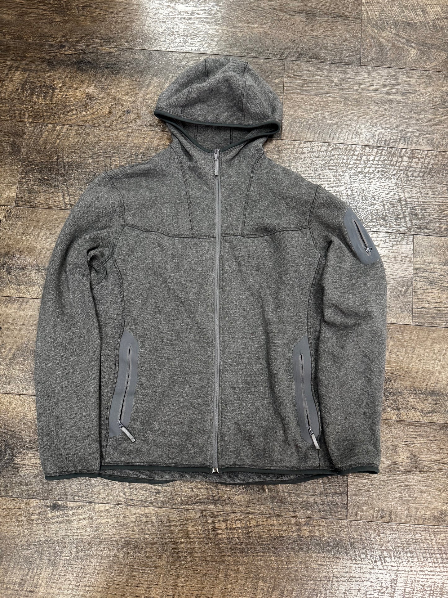 ARC'TERYX ZIP FLEECE GREY (XL)