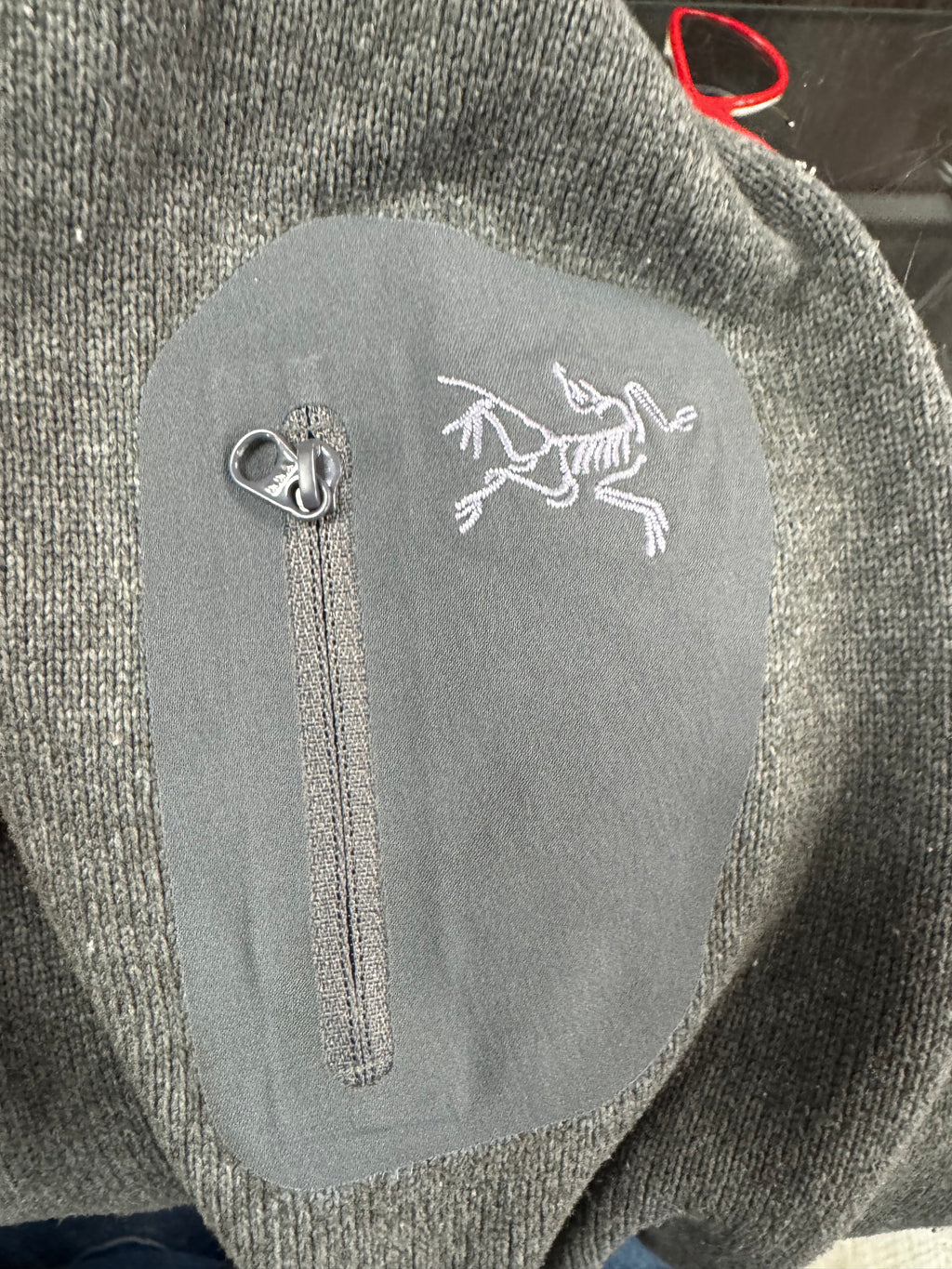 ARC'TERYX ZIP FLEECE GREY (XL)