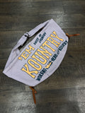 KAPITAL 8 CANVAS KOUNTRY SNUFKIN BAG - VIOLET