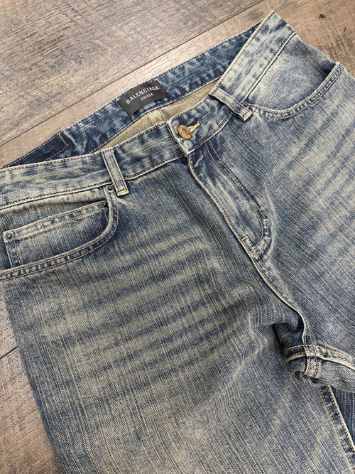 BALENCIAGA FLARED ITALIAN JEANS (32)