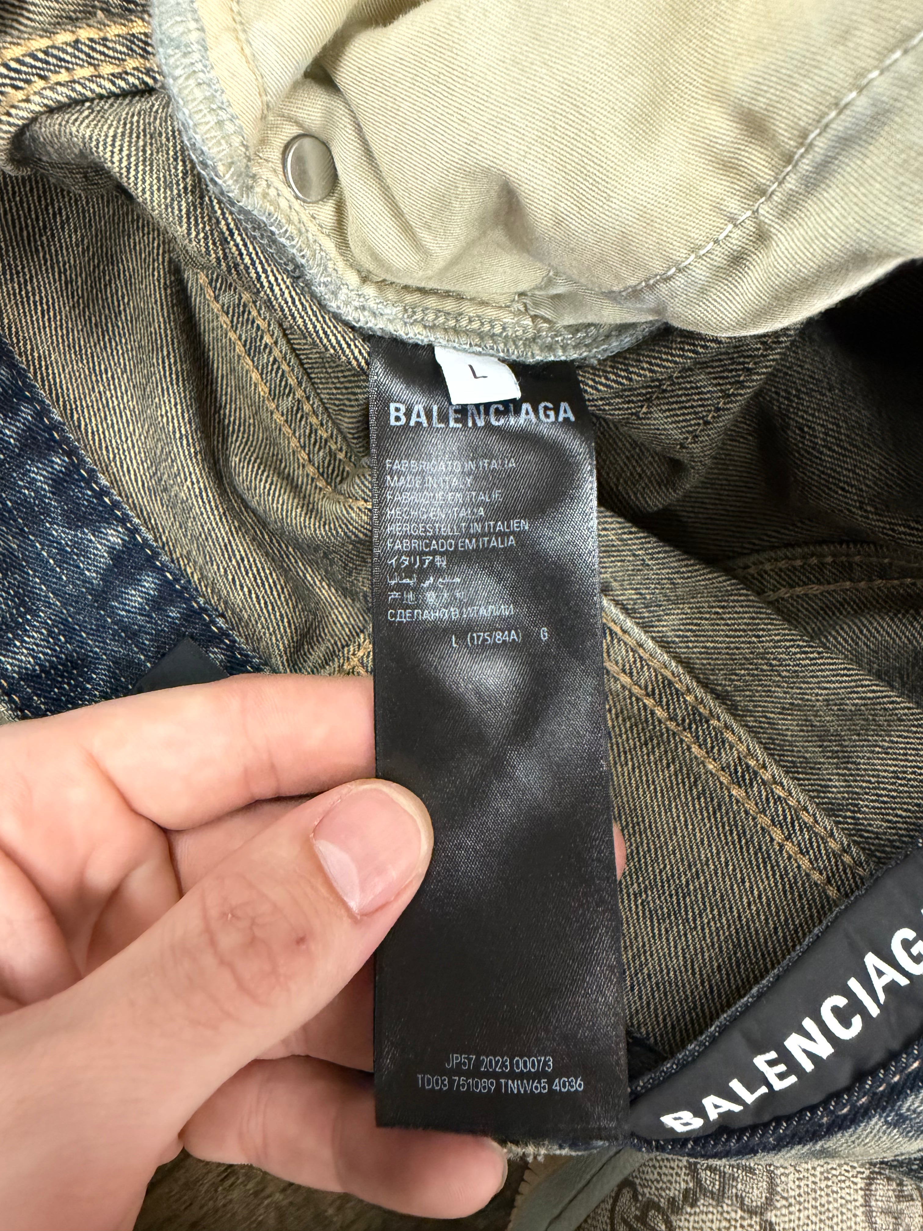 BALENCIAGA FLARED ITALIAN JEANS (32)