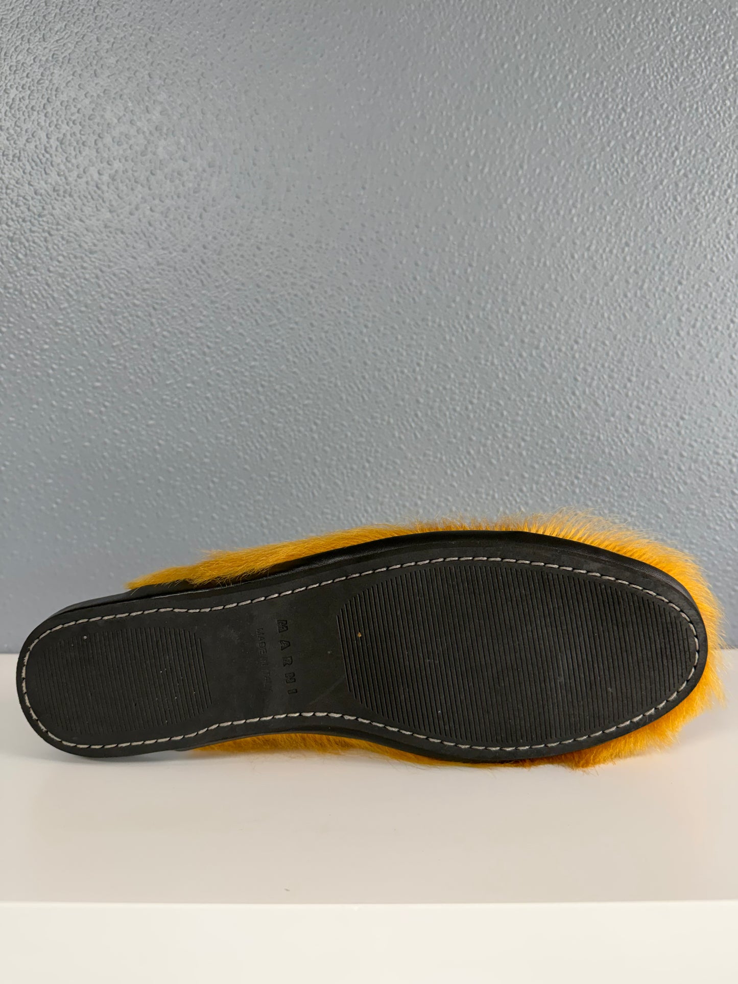 MARNI FUSSBETT FUR SLIPPER MULE (41)