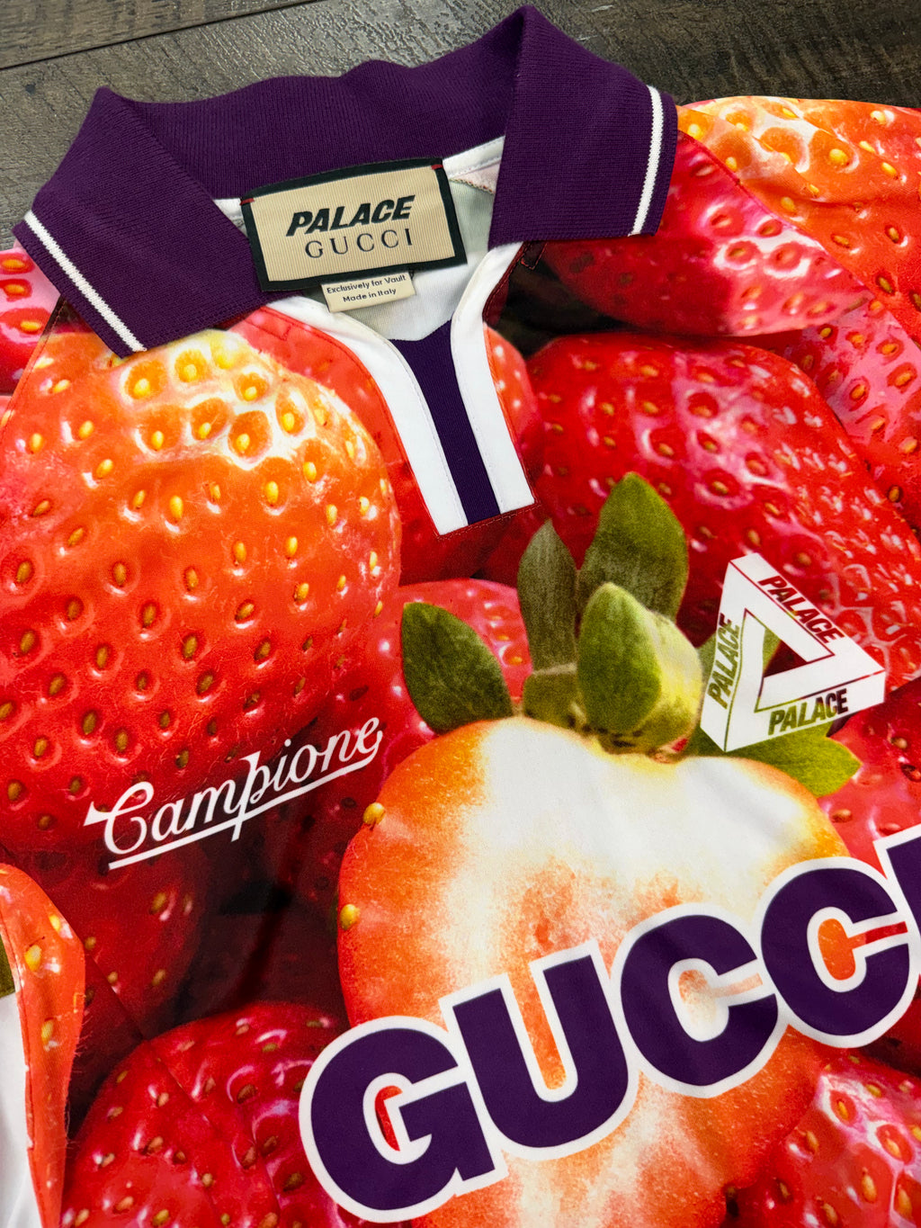 GUCCI X PALACE TECHNICAL FOOTBALL JERSEY (XS)