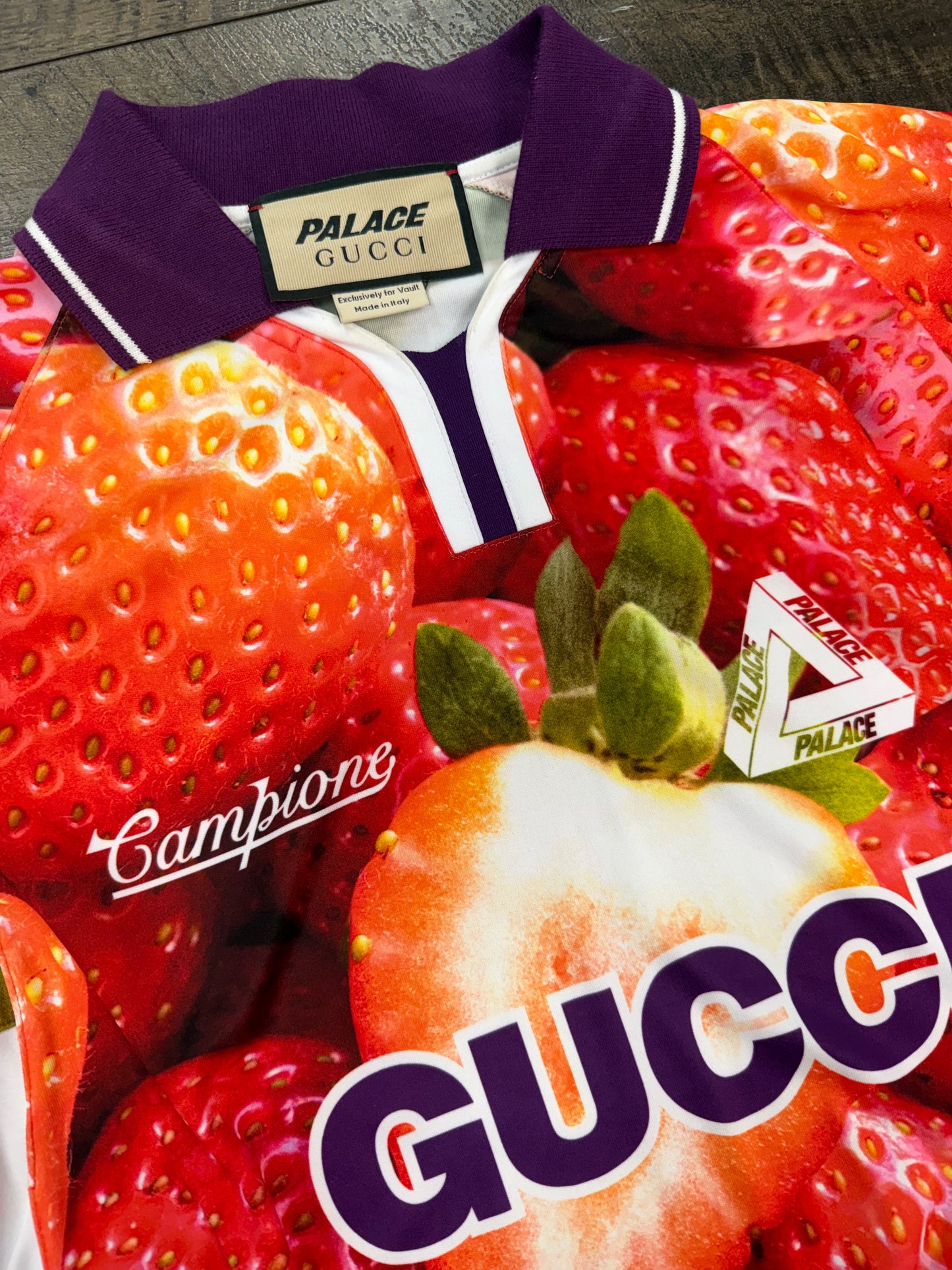 GUCCI X PALACE TECHNICAL FOOTBALL JERSEY (XS)