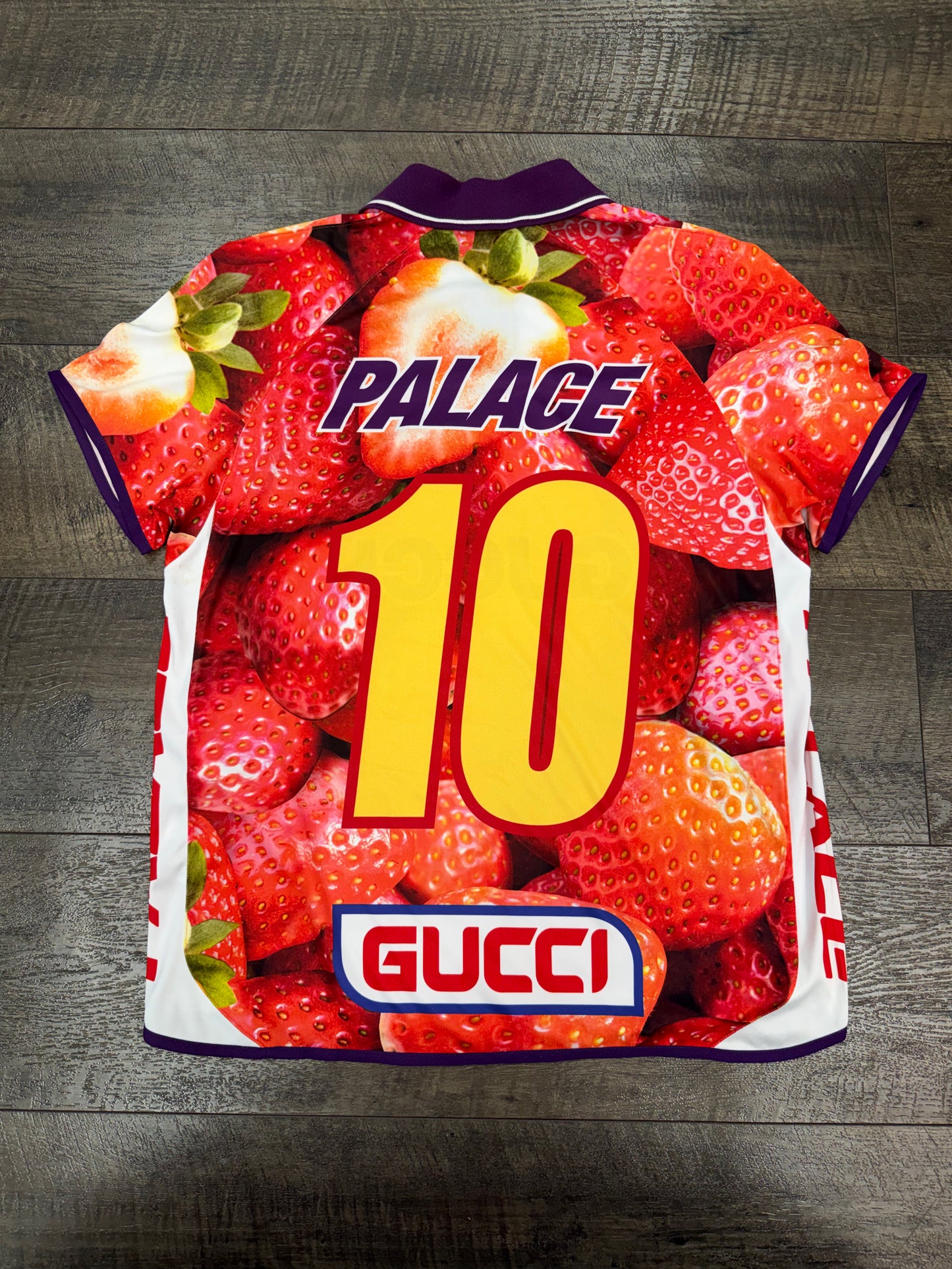 GUCCI X PALACE TECHNICAL FOOTBALL JERSEY (XS)
