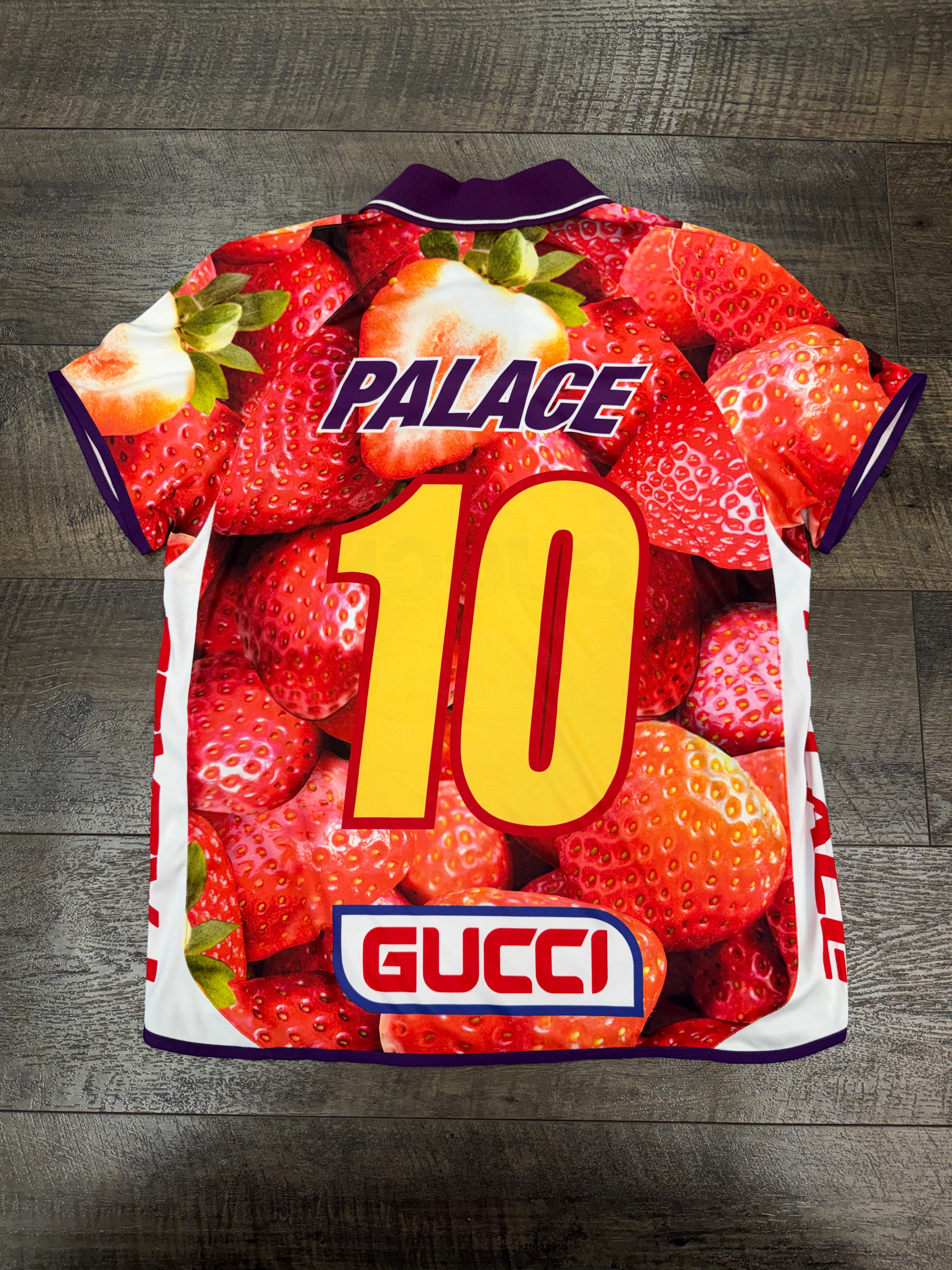 GUCCI X PALACE TECHNICAL FOOTBALL JERSEY (XS)