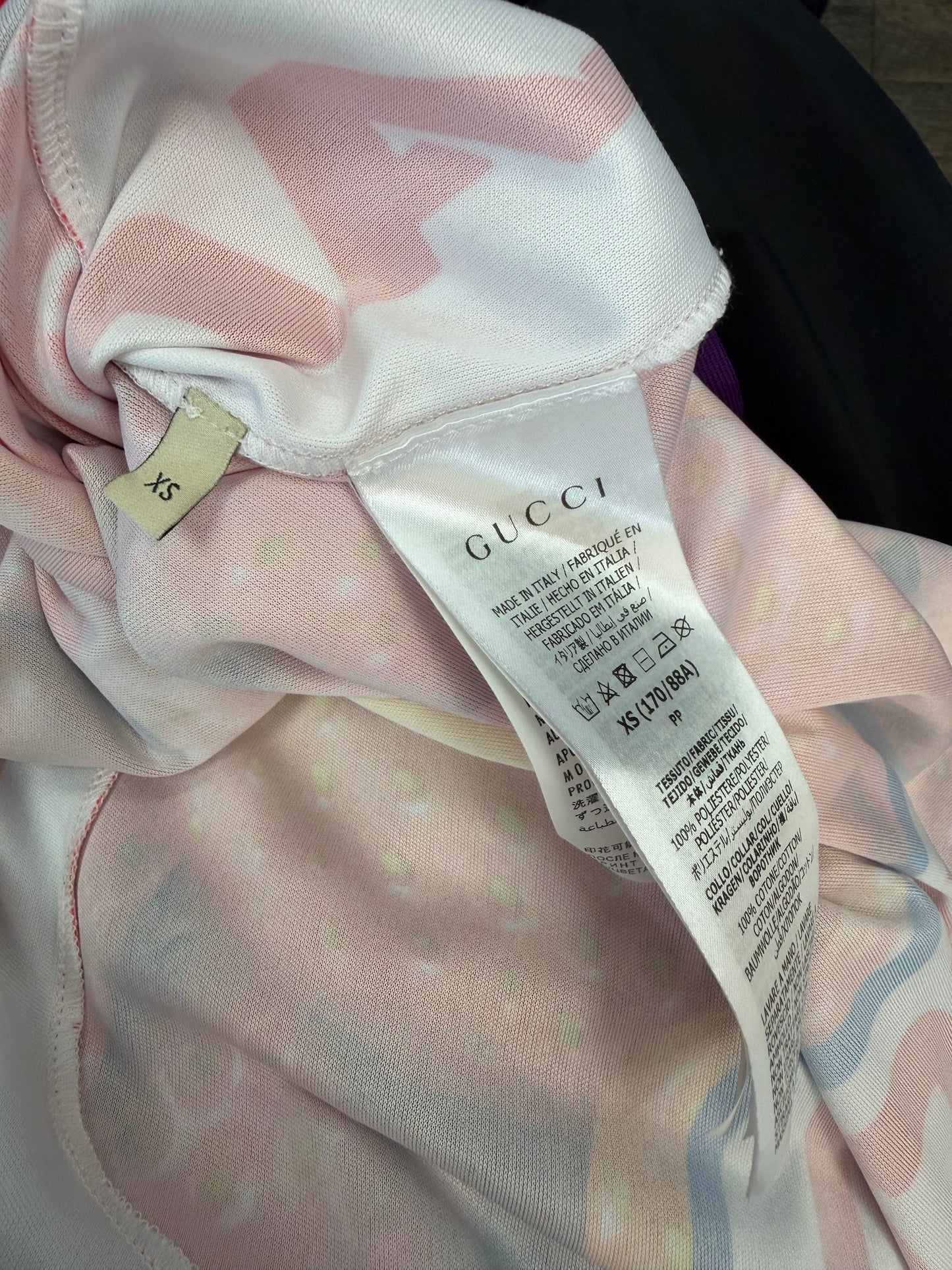 GUCCI X PALACE TECHNICAL FOOTBALL JERSEY (XS)