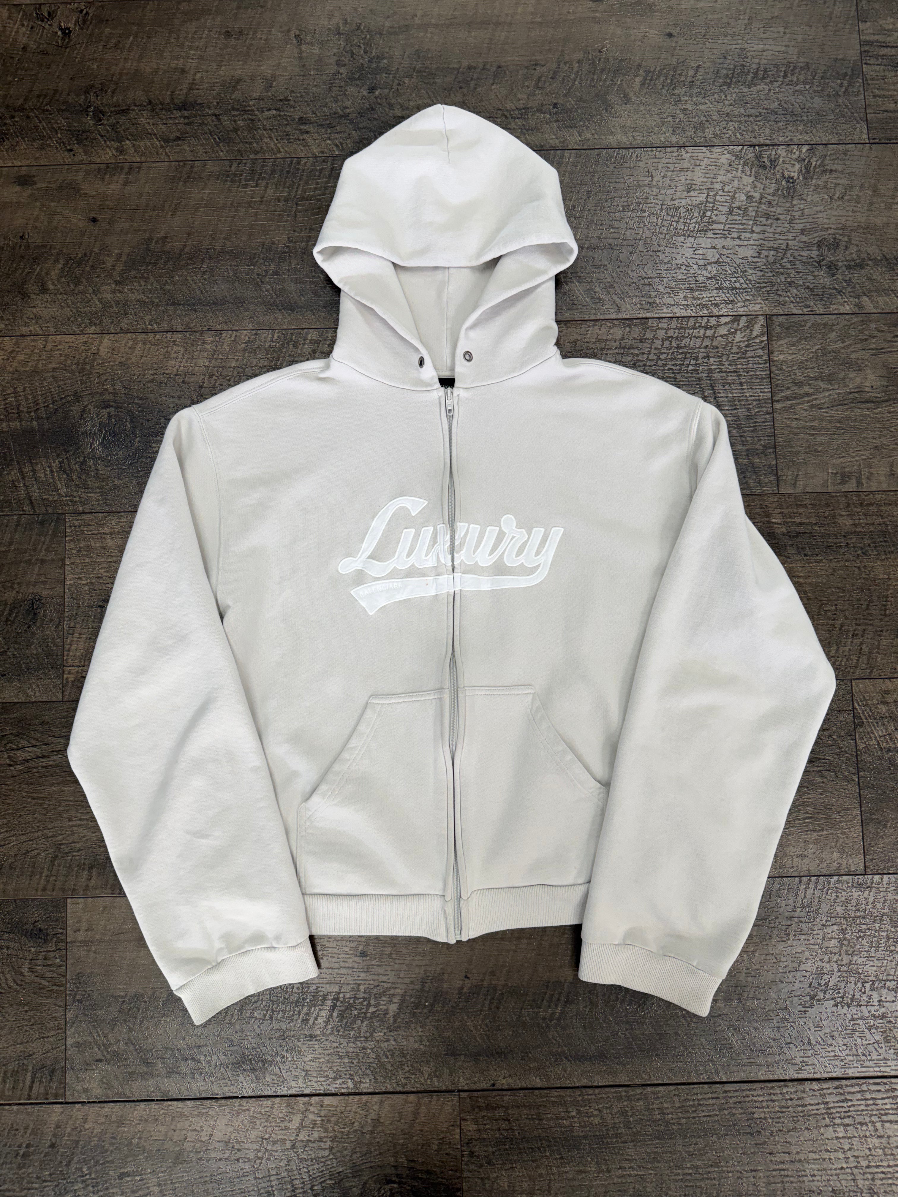 BALENCIAGA LUXURY CROPPED HOODIE (L)