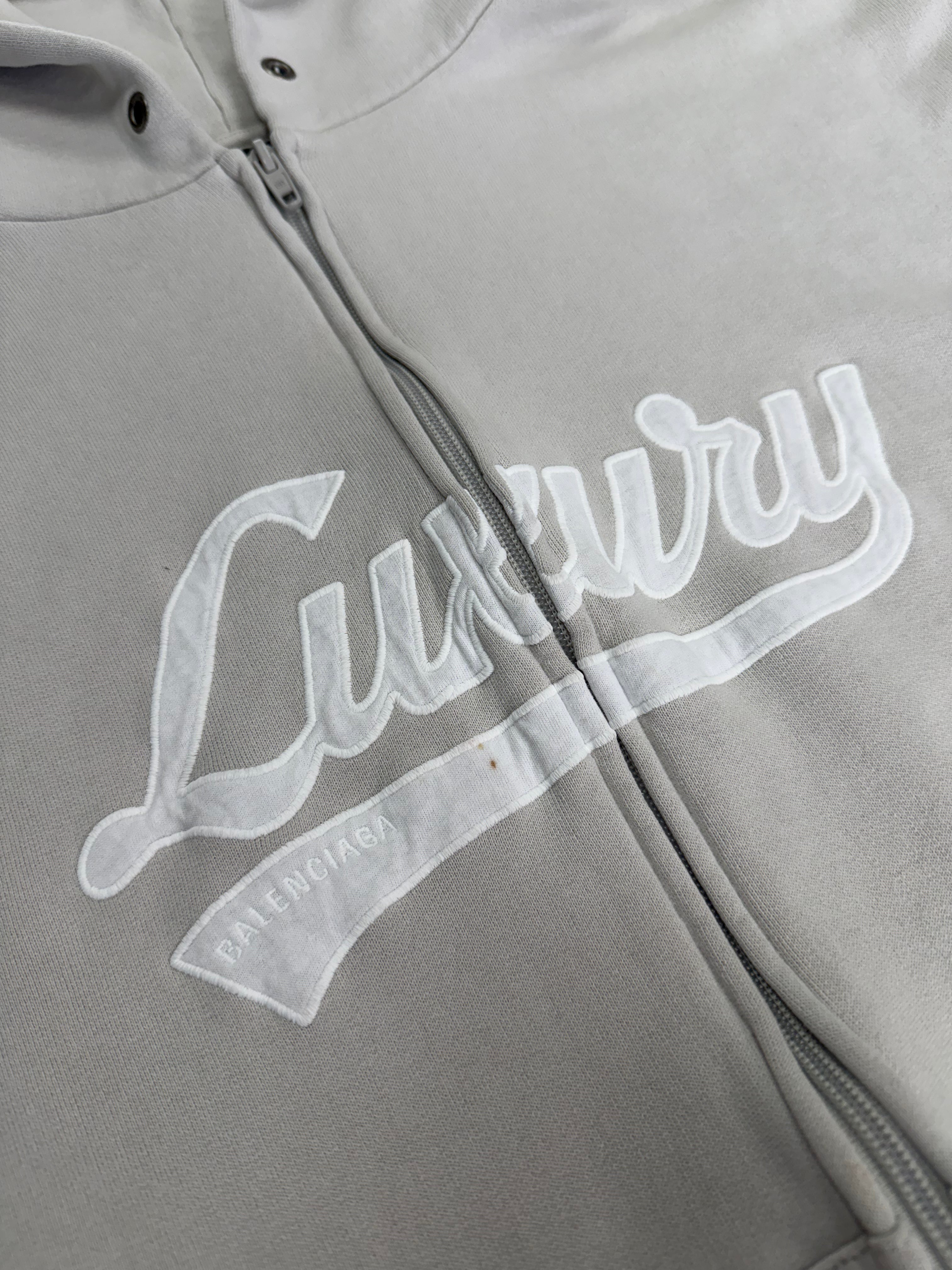 BALENCIAGA LUXURY CROPPED HOODIE (L)