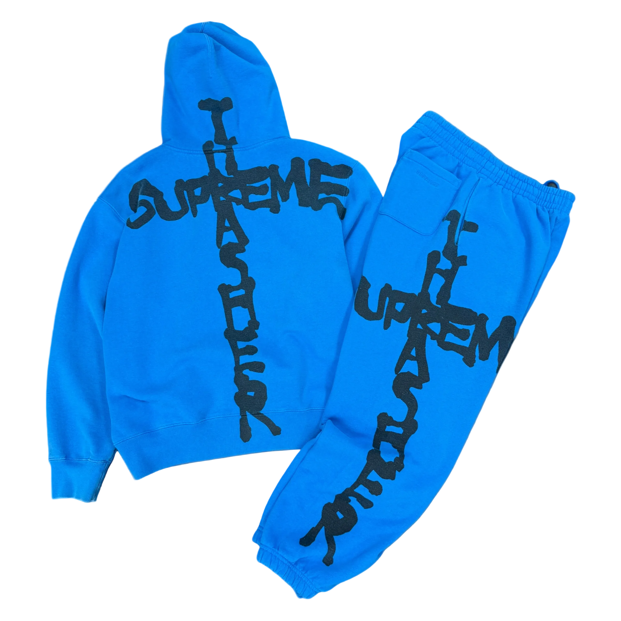 SUPREME x THRASHER ZIP HOODIE (M)