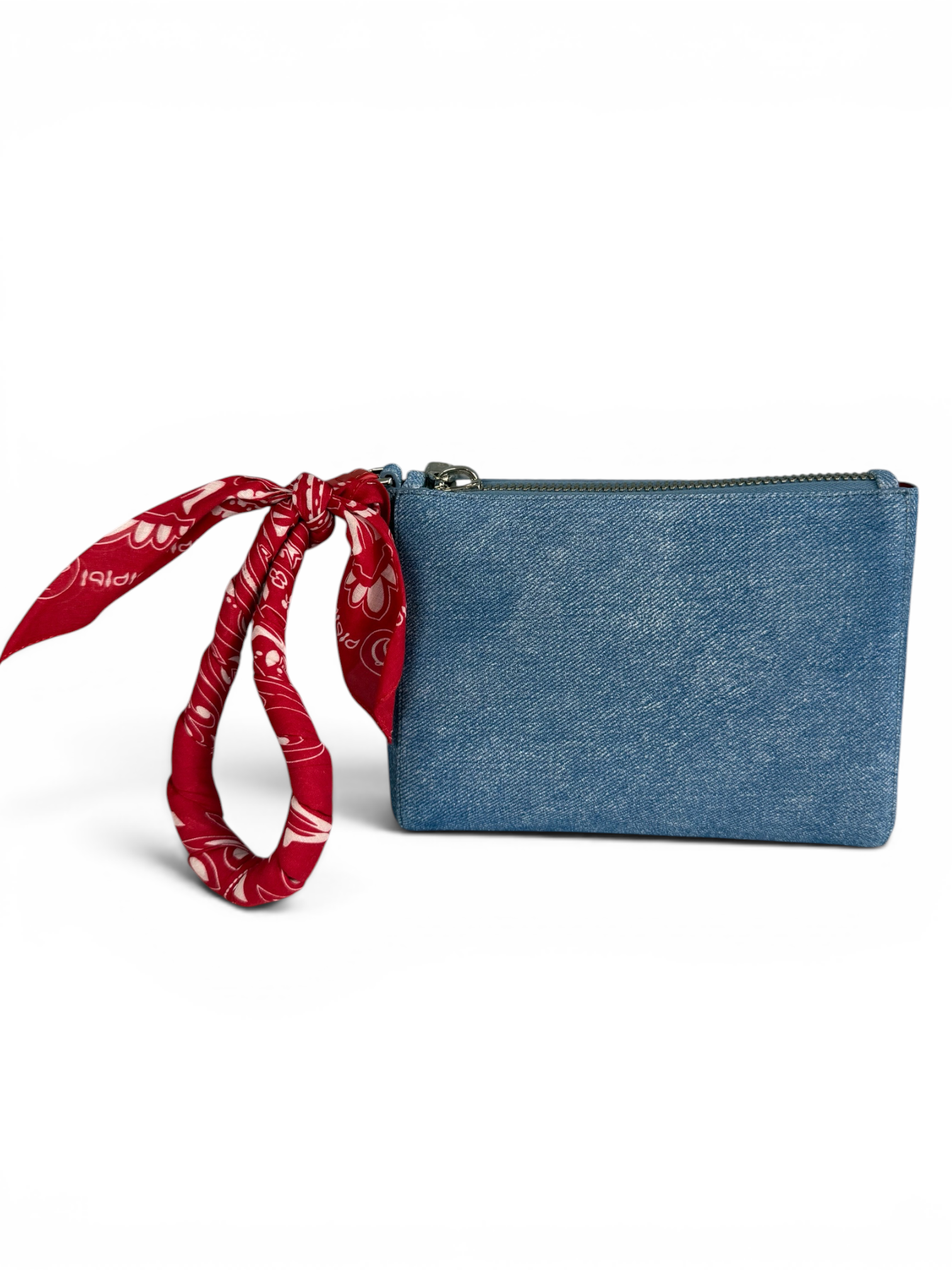 CHRISTIAN LOUBOUTIN DENIM CLUTCH BRAND NEW
