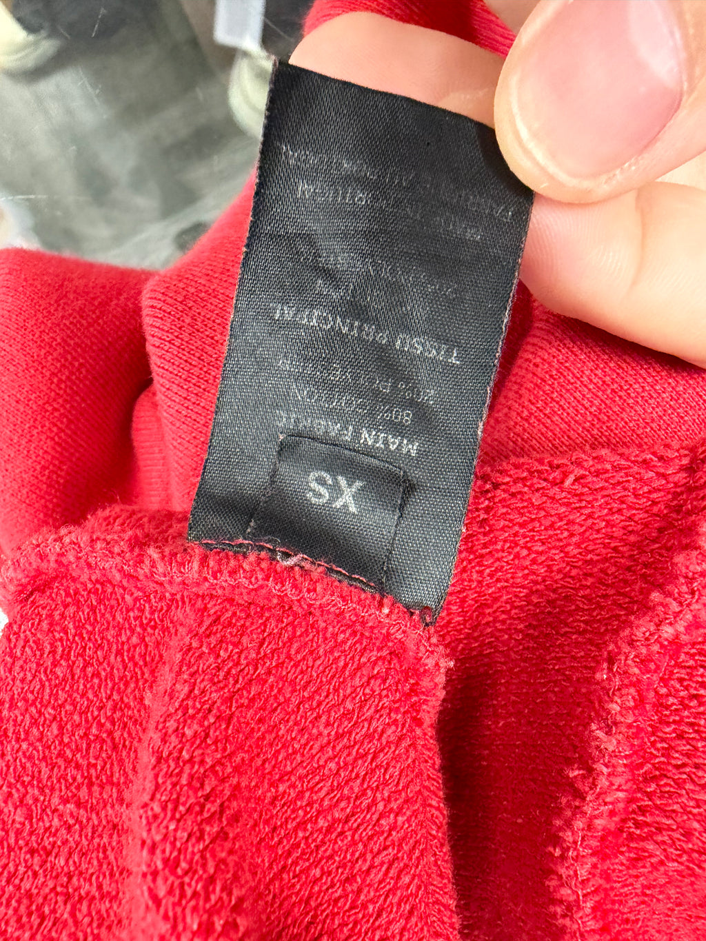 VETEMENTS ANTWERPEN SPLIT HOODIE (XS)