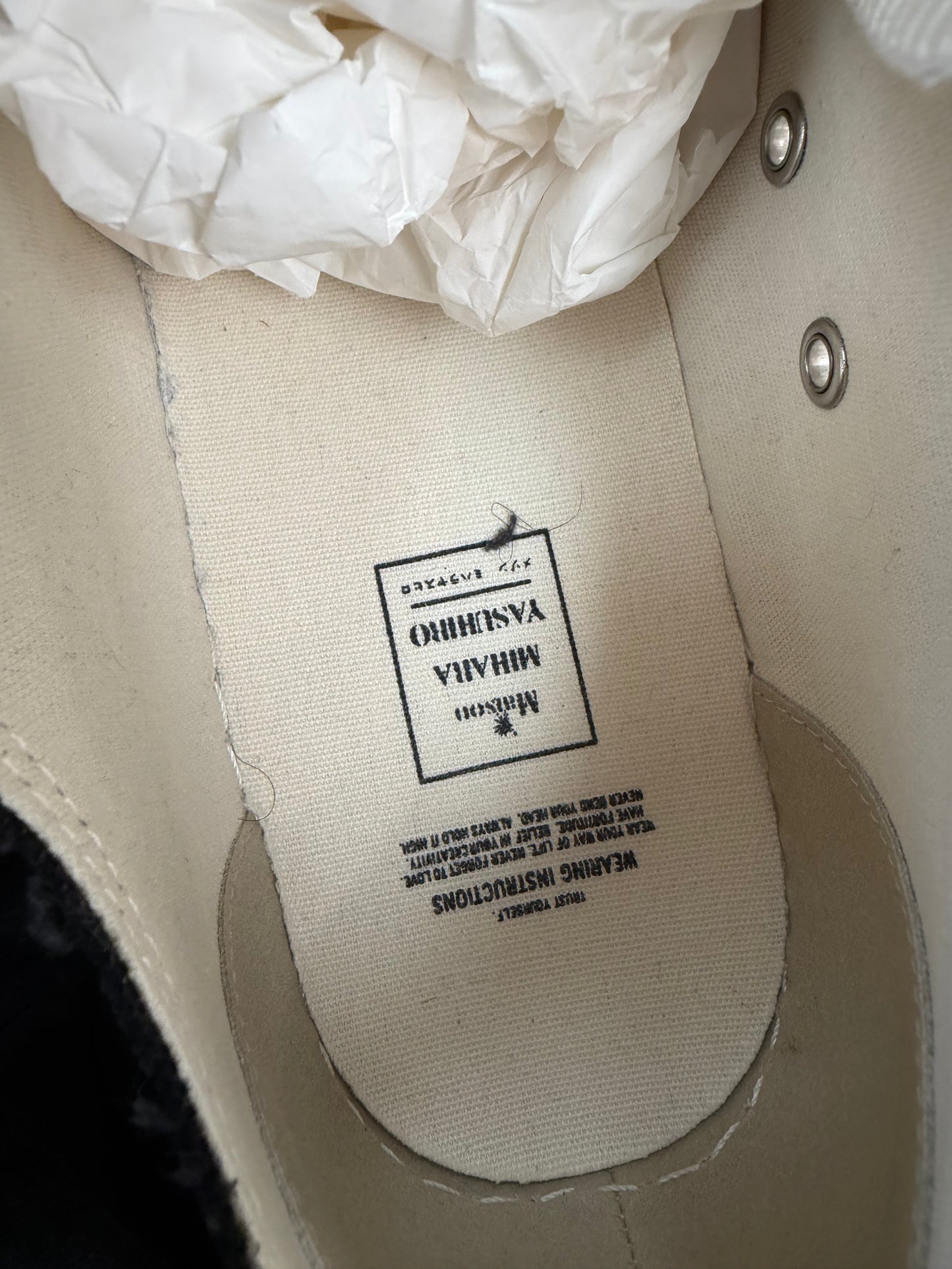 MAISON MIHARA YASUHIRO PETERSON LOW OG SOLE SNEAKER MMY (44)