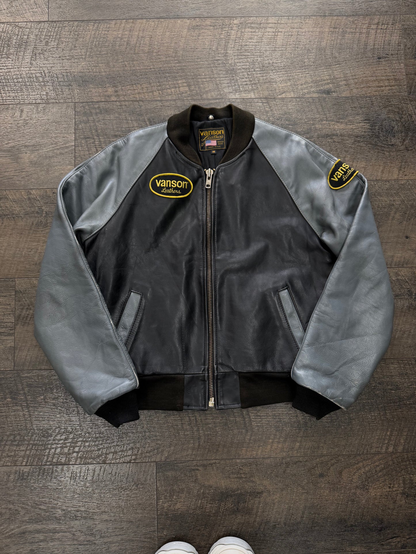 VANSON LEATHERS JACKET (M)