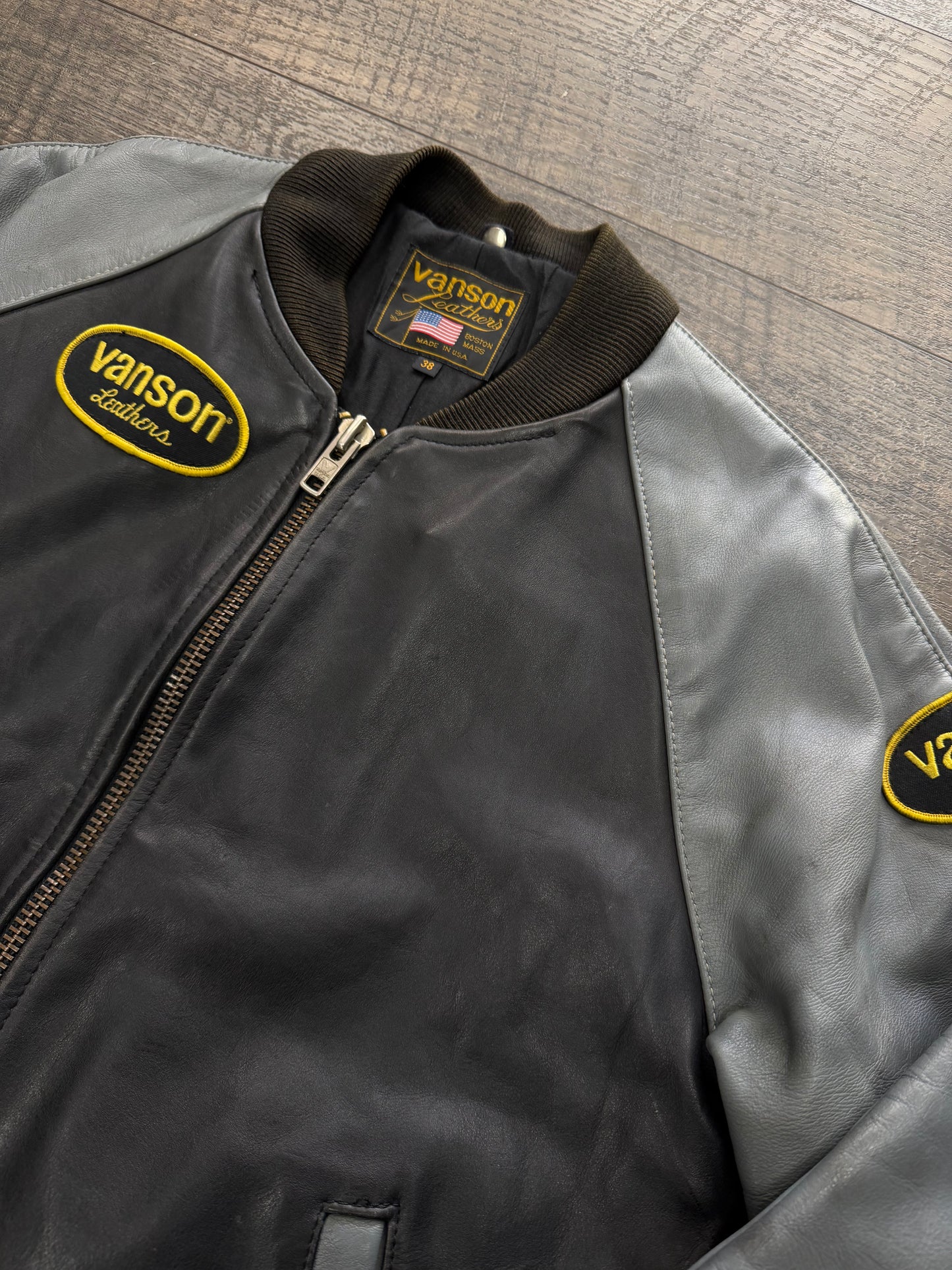 VANSON LEATHERS JACKET (M)