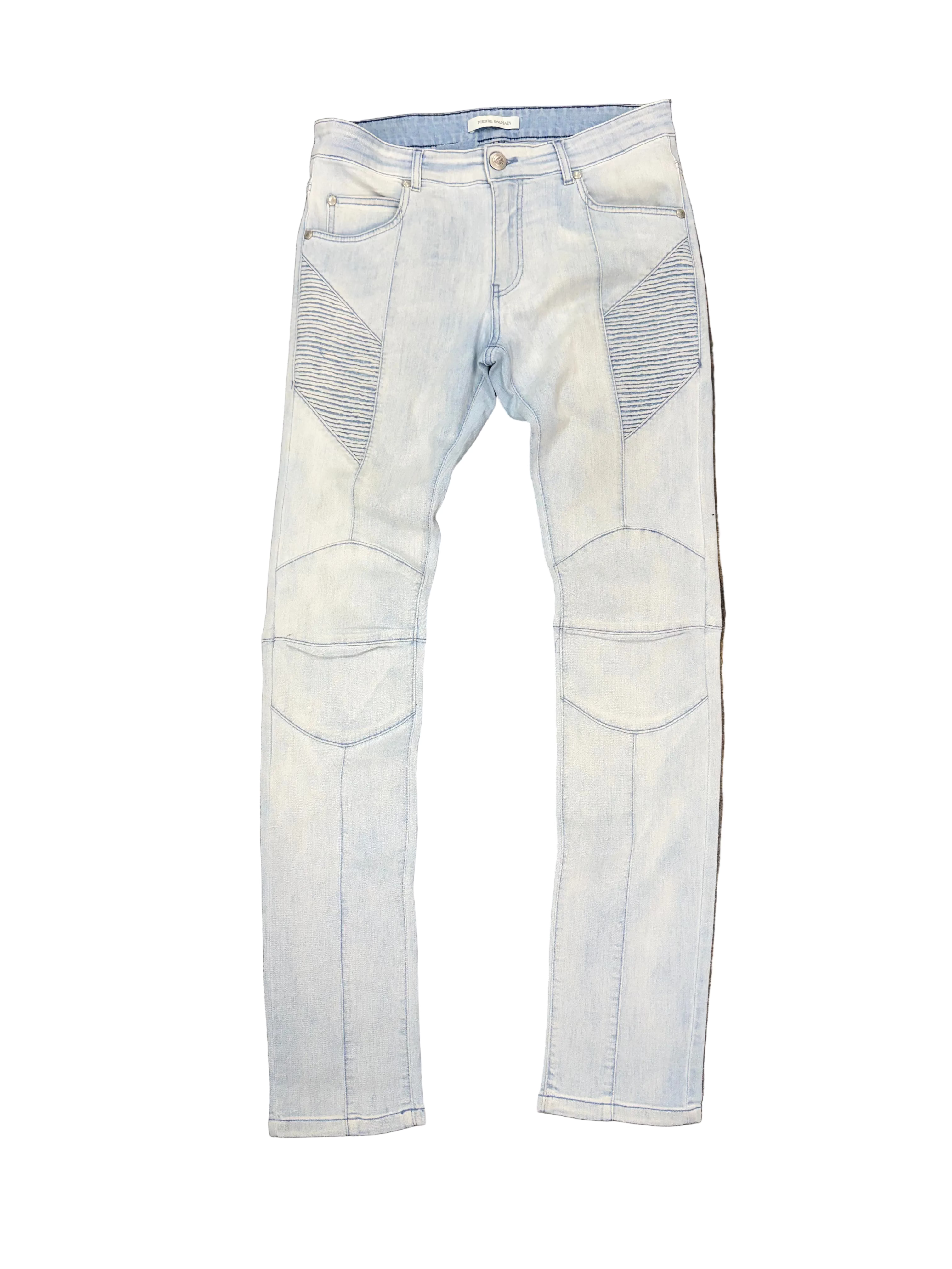BALMAIN PIERRE BALMAIN BIKER JEANS (32)