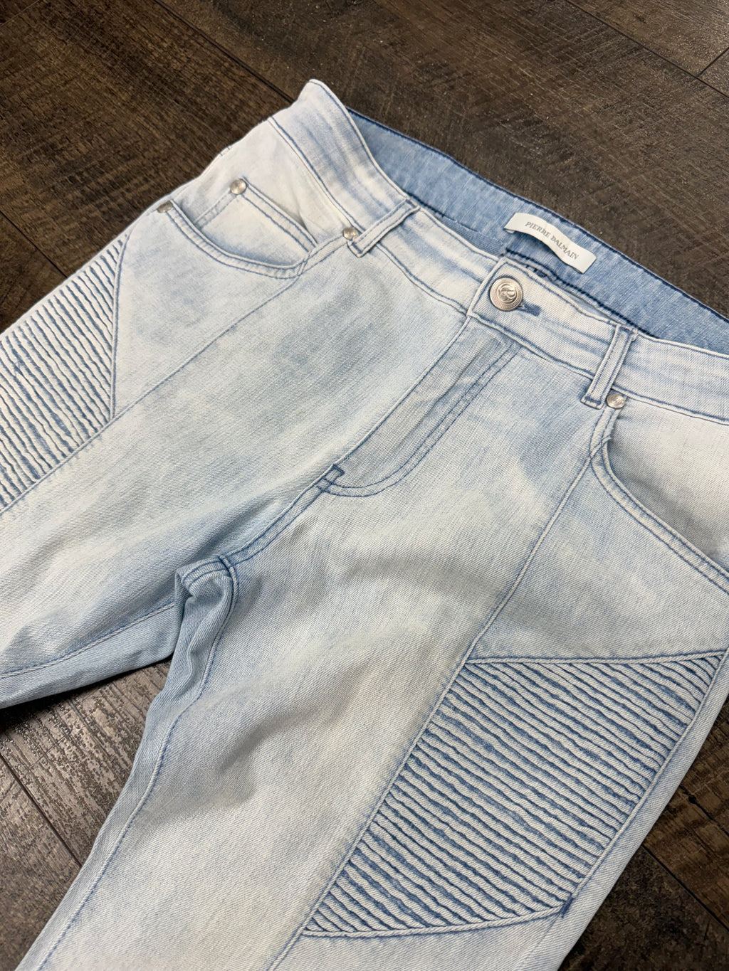BALMAIN PIERRE BALMAIN BIKER JEANS (32)