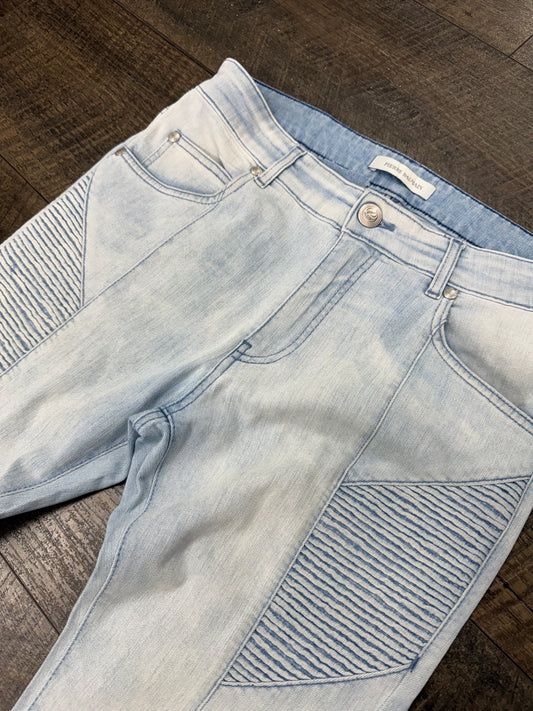 BALMAIN PIERRE BALMAIN BIKER JEANS (32)