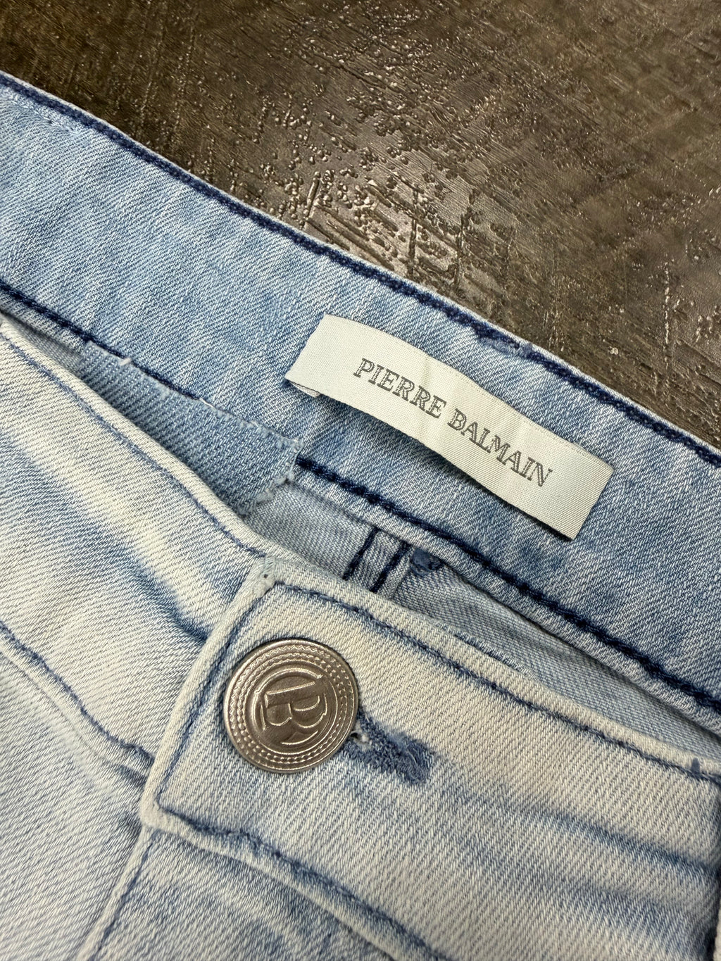 BALMAIN PIERRE BALMAIN BIKER JEANS (32)
