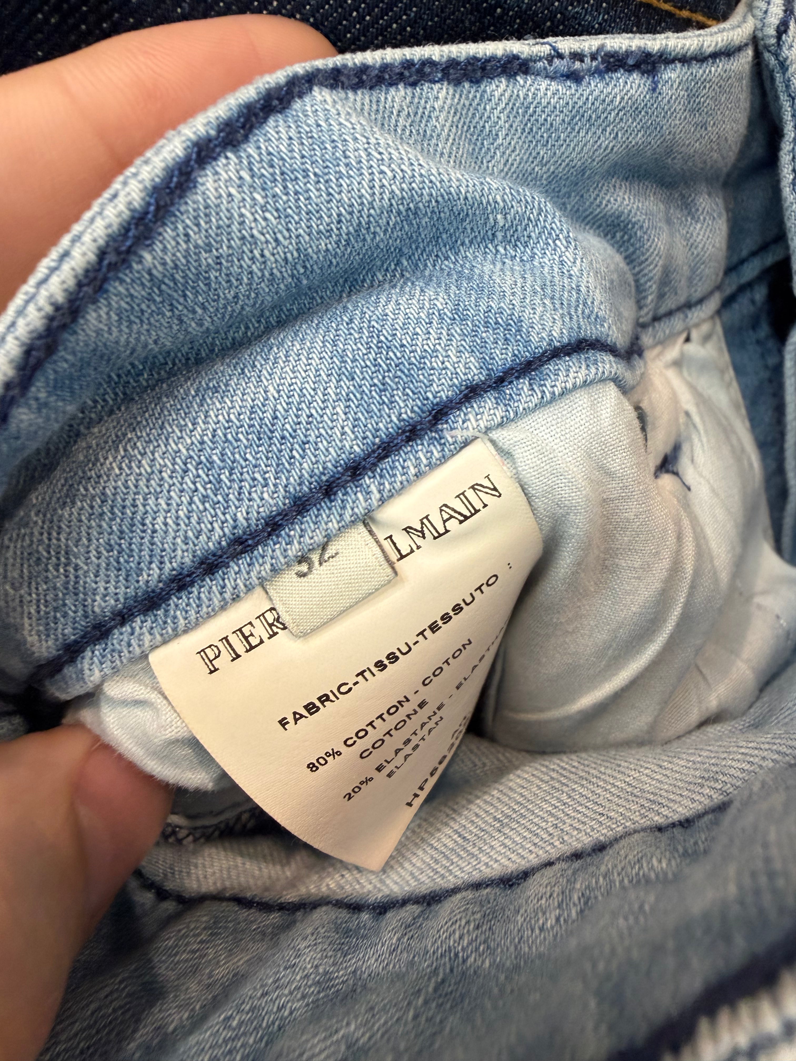 BALMAIN PIERRE BALMAIN BIKER JEANS (32)
