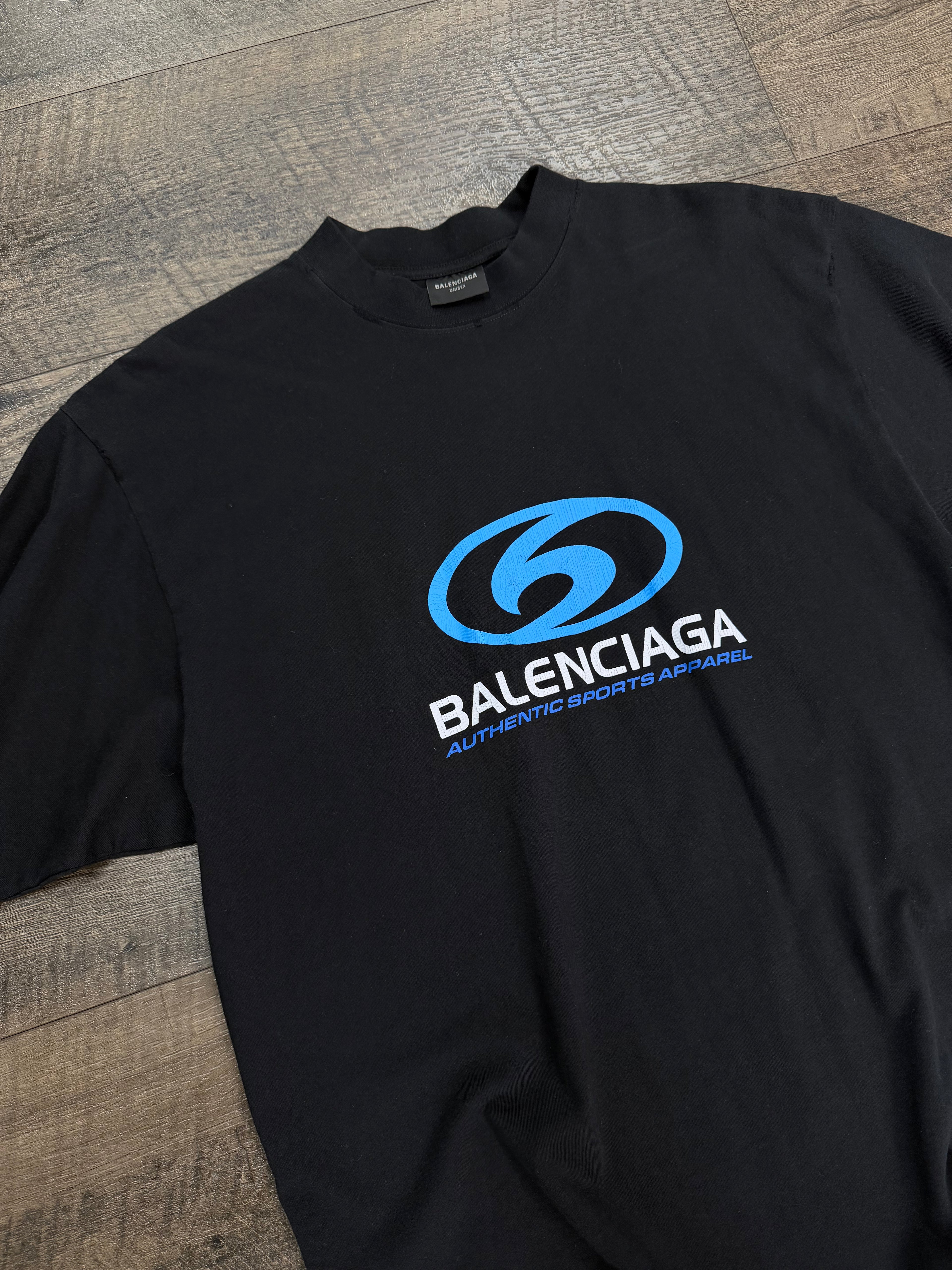 BALENCIAGA SURFER LOGO TEE (S)