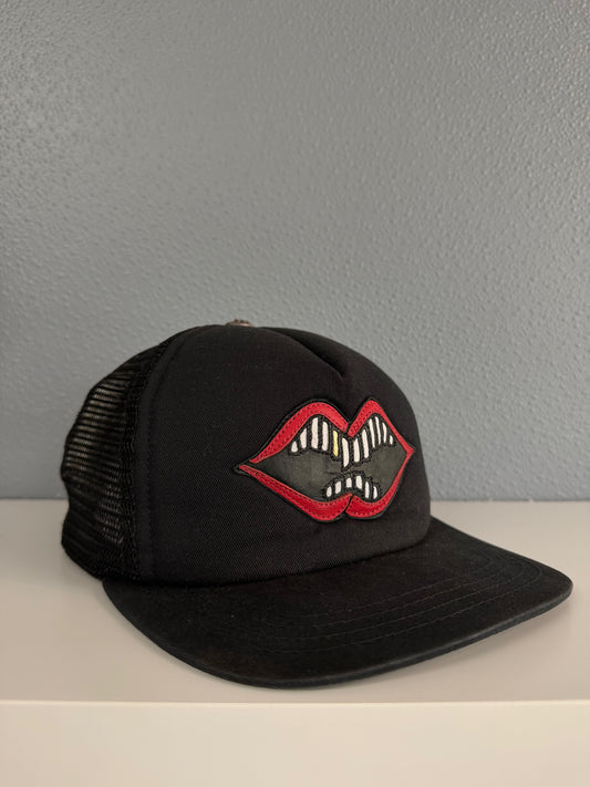 CHROME HEARTS MATTY BOY CHOMPER TRUCKER HAT LEATHER PATCH