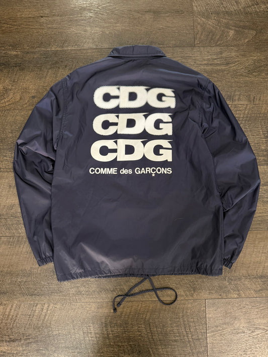 CDG COACH JACKET NAVY (S)