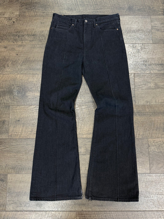 KAPITAL 14OZ OKABELLBO FLARE DENIM JEANS (34)